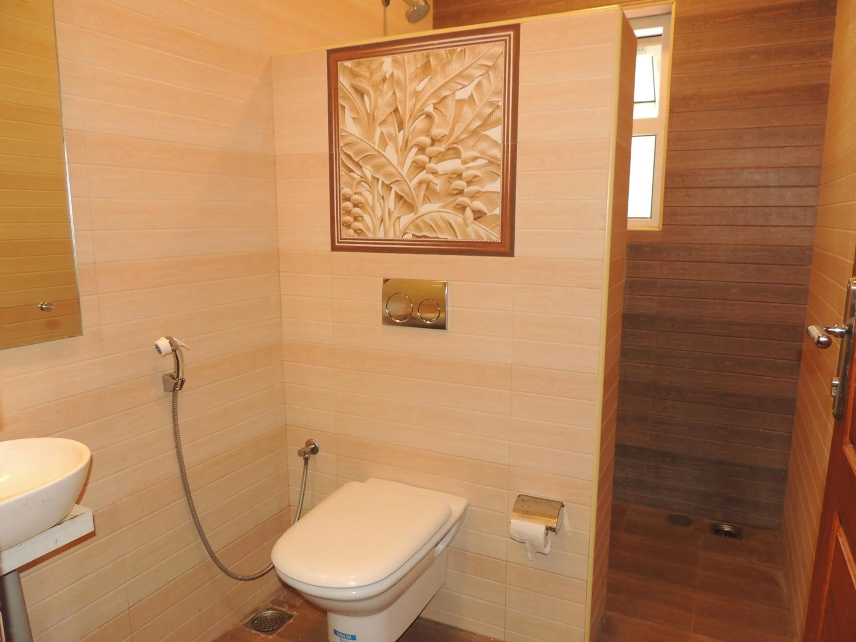 Shower in Santhoshpuri