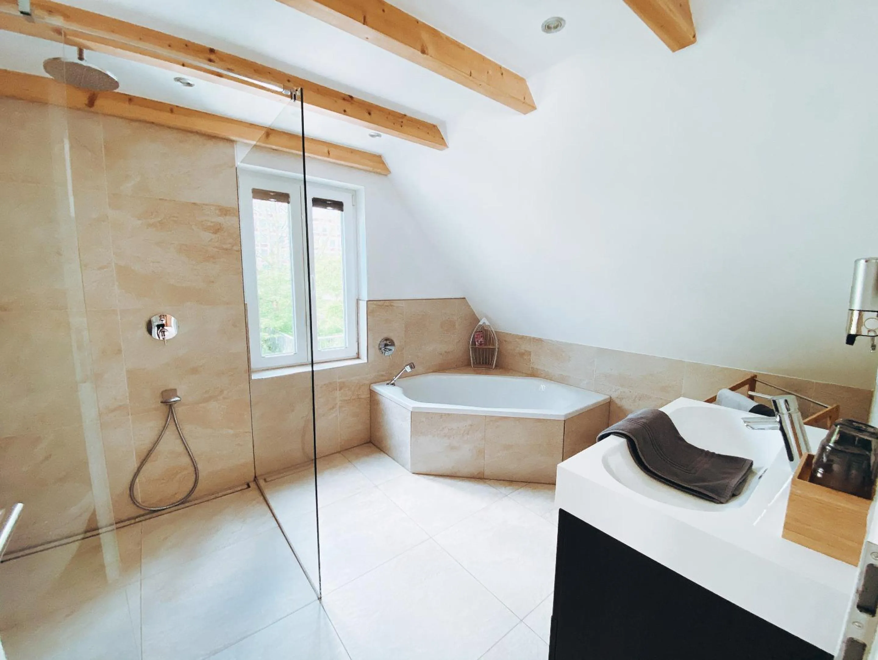 Bedroom in Fachwerk Hotel Wuppertal