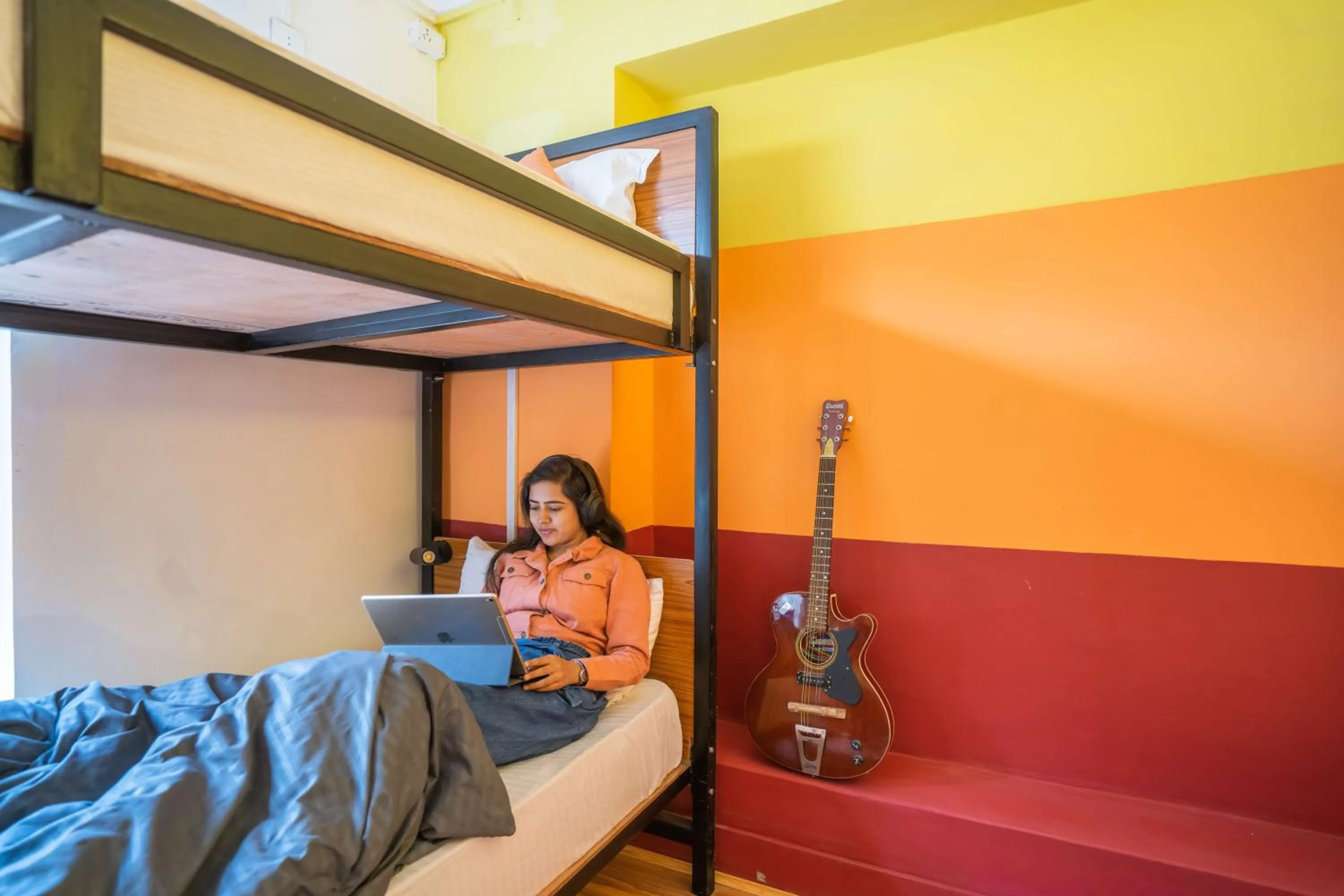 bunk bed, Bed in Zostel Srinagar