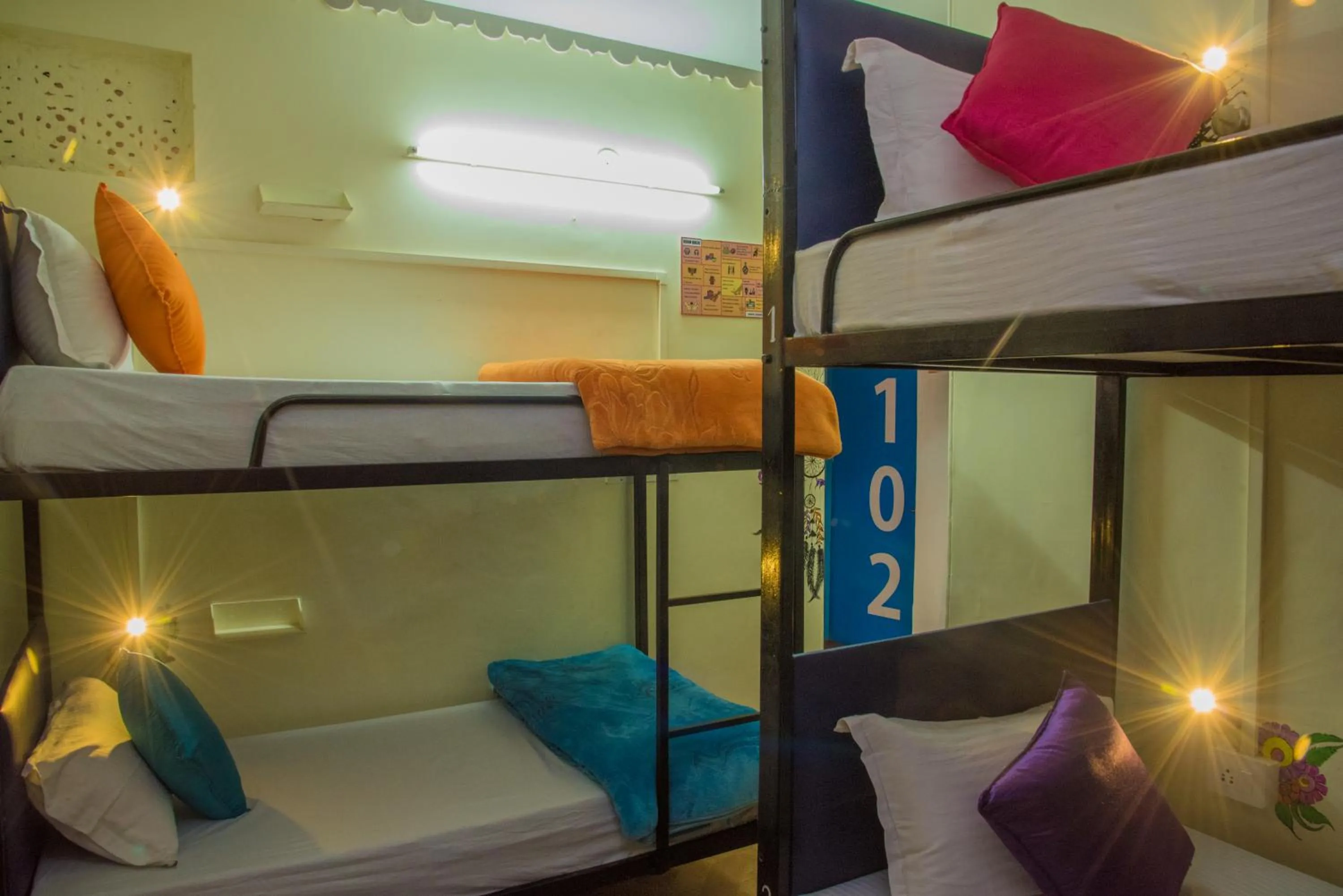 bunk bed, Bed in Zostel Jodhpur, Clock Tower