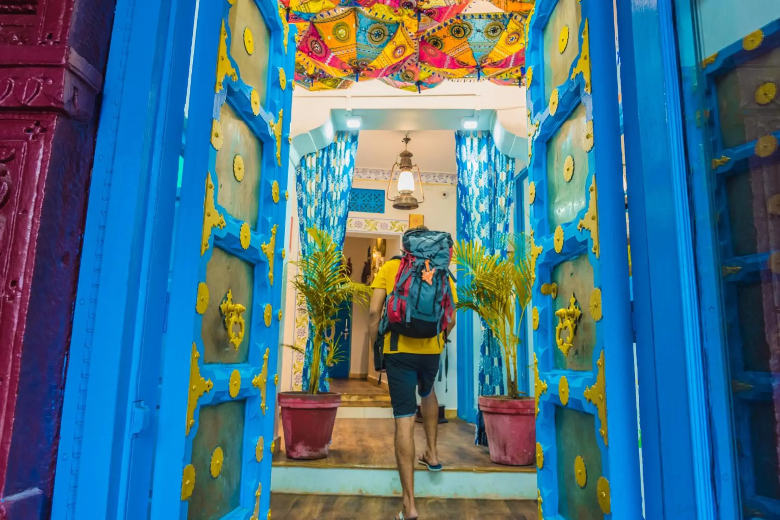 Facade/entrance in Zostel Jodhpur, Clock Tower Facade/entrance in Zostel Jodhpur, Clock Tower