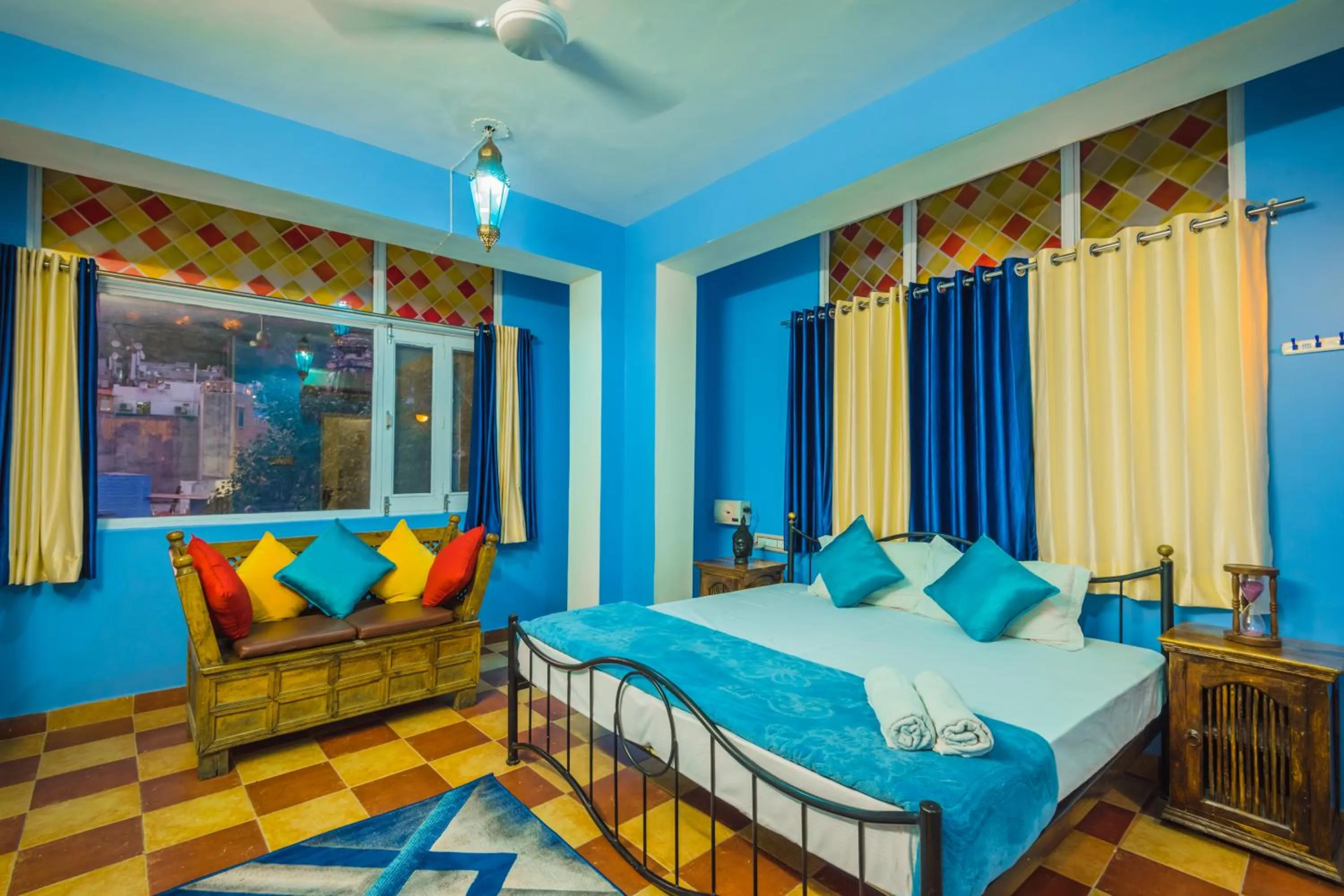 Bedroom, Bed in Zostel Jodhpur, Clock Tower