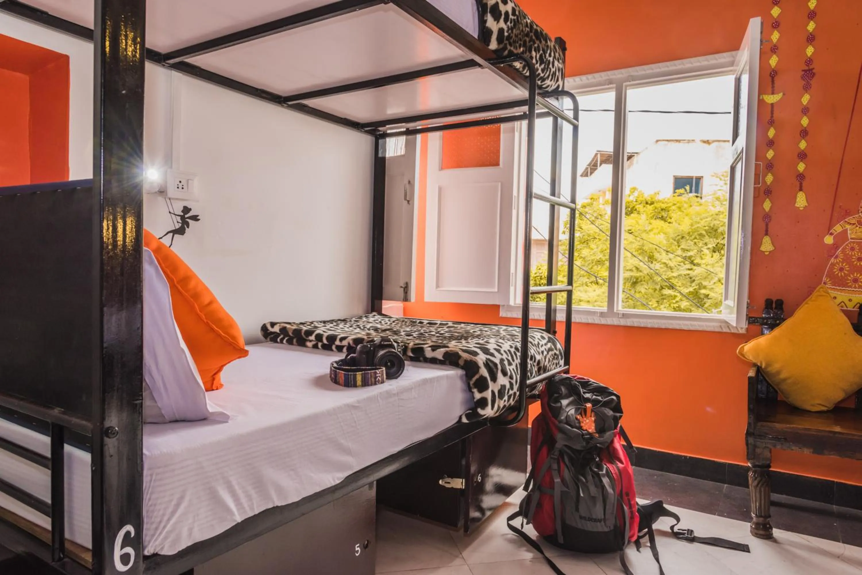 bunk bed, Bed in Zostel Jodhpur, Clock Tower