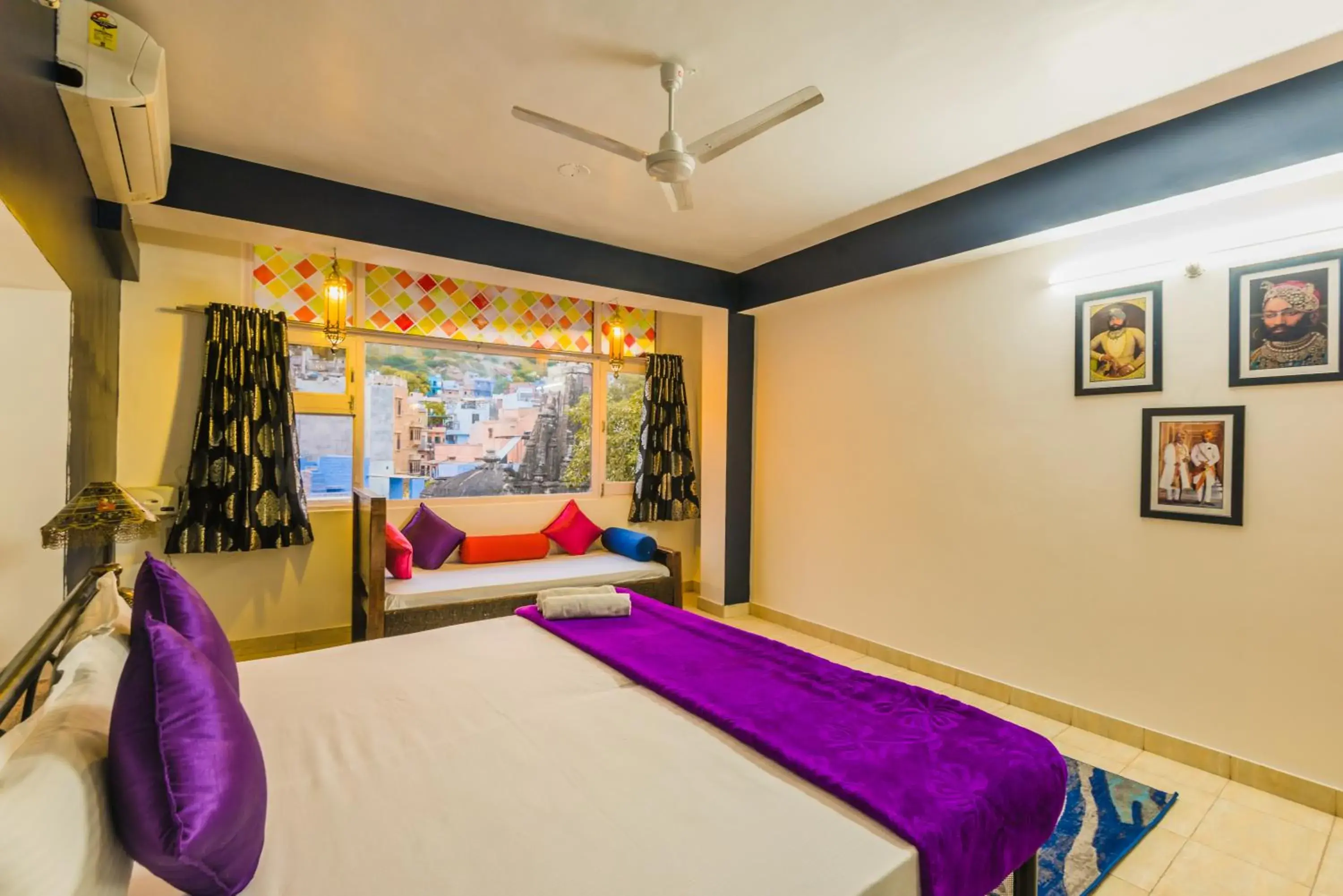 Bedroom, Bed in Zostel Jodhpur, Clock Tower Bedroom, Bed in Zostel Jodhpur, Clock Tower