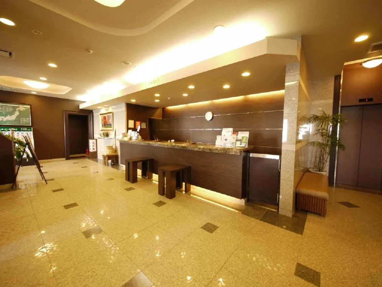 Lobby or reception in Hotel Route-Inn Suwa-Inter2