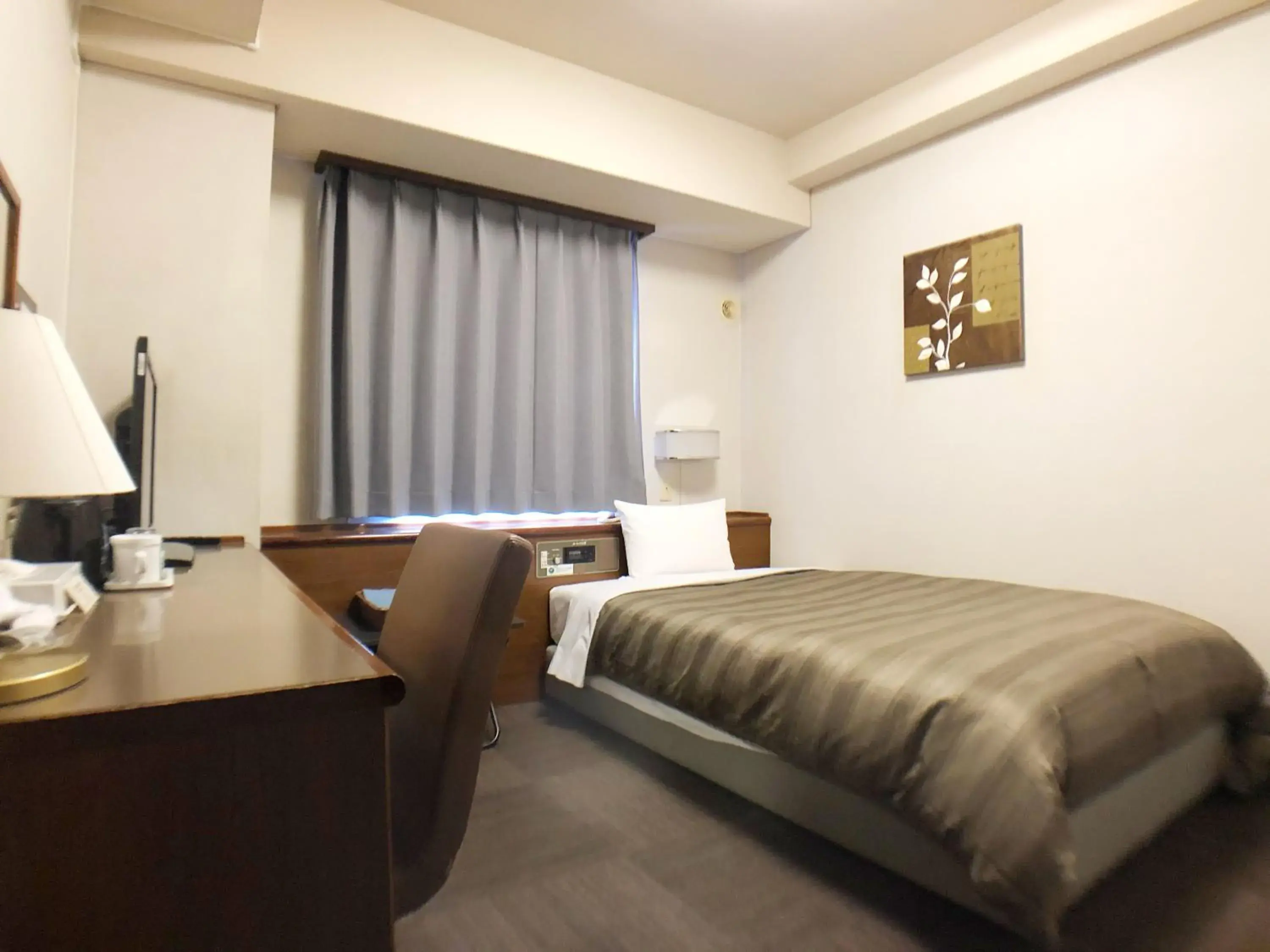 Bed in HOTEL ROUTE-INN Ueda - Route 18 -