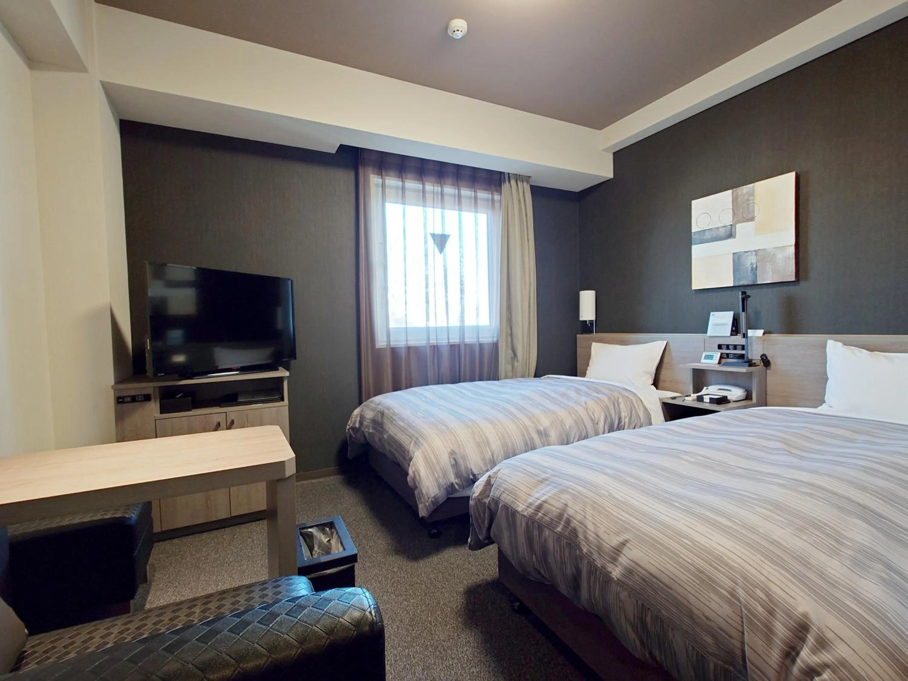 Photo of the whole room, Bed in Hotel Route-Inn Koga Ekimae