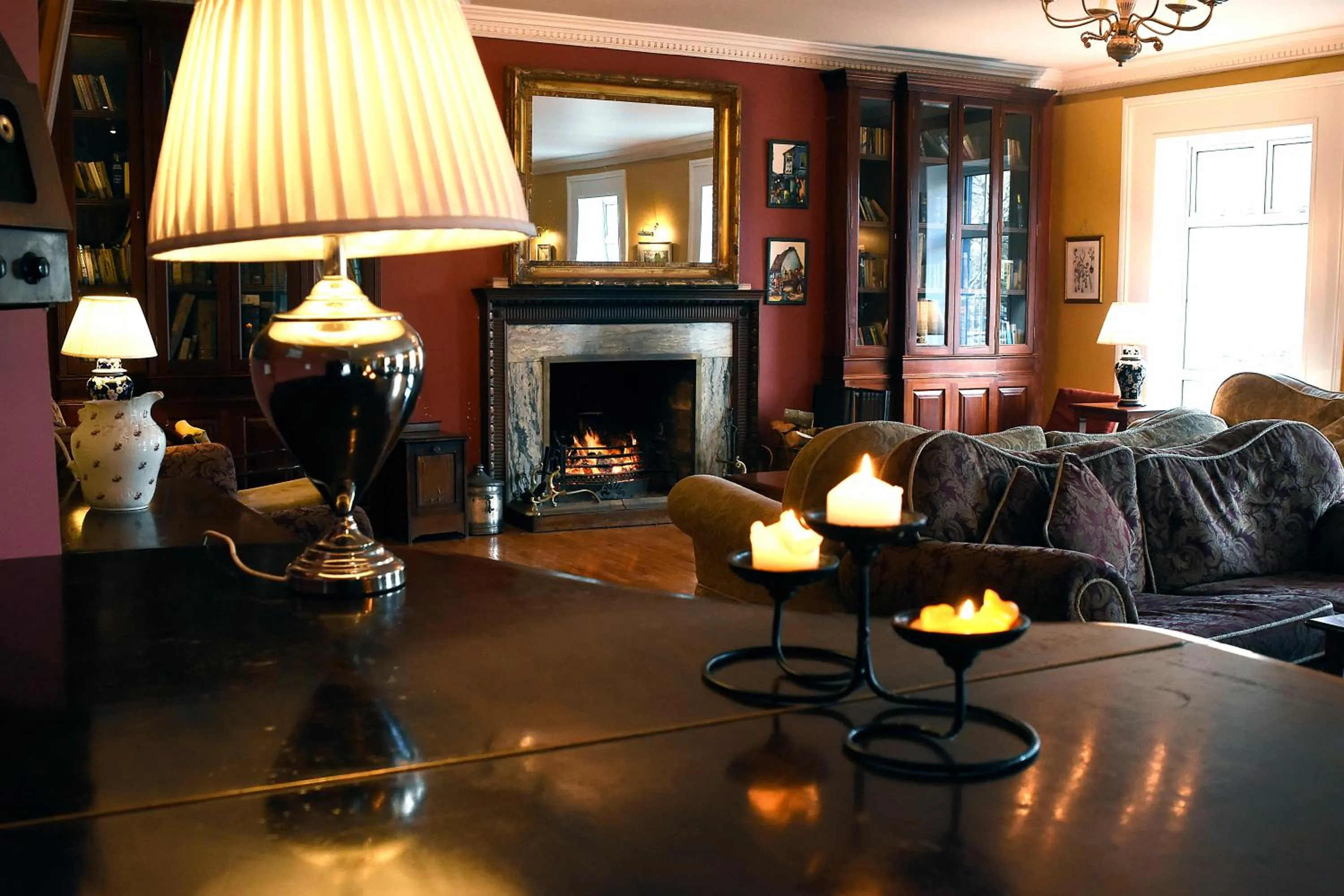 Seating area in Leenane Hotel