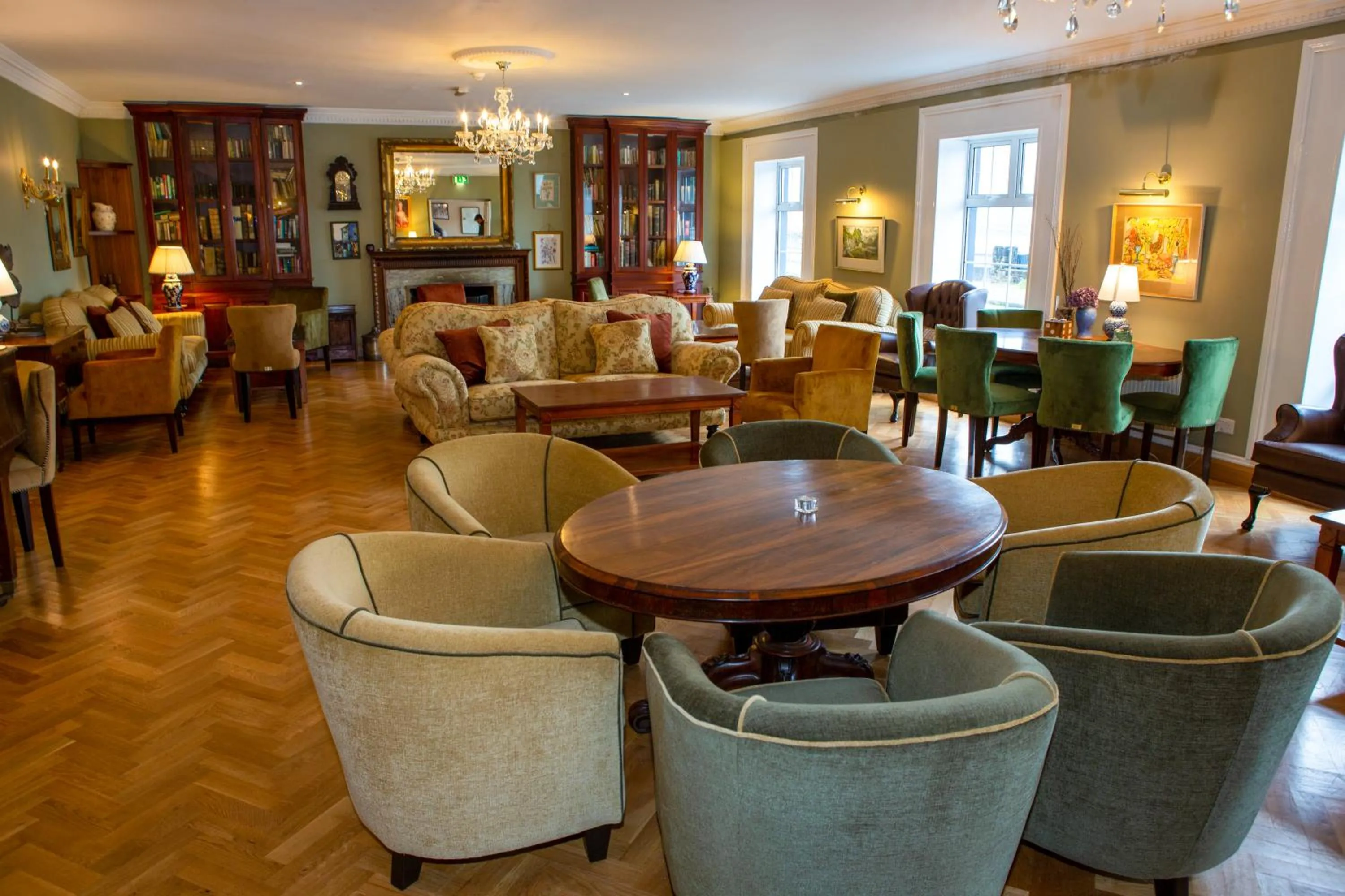 Seating area in Leenane Hotel