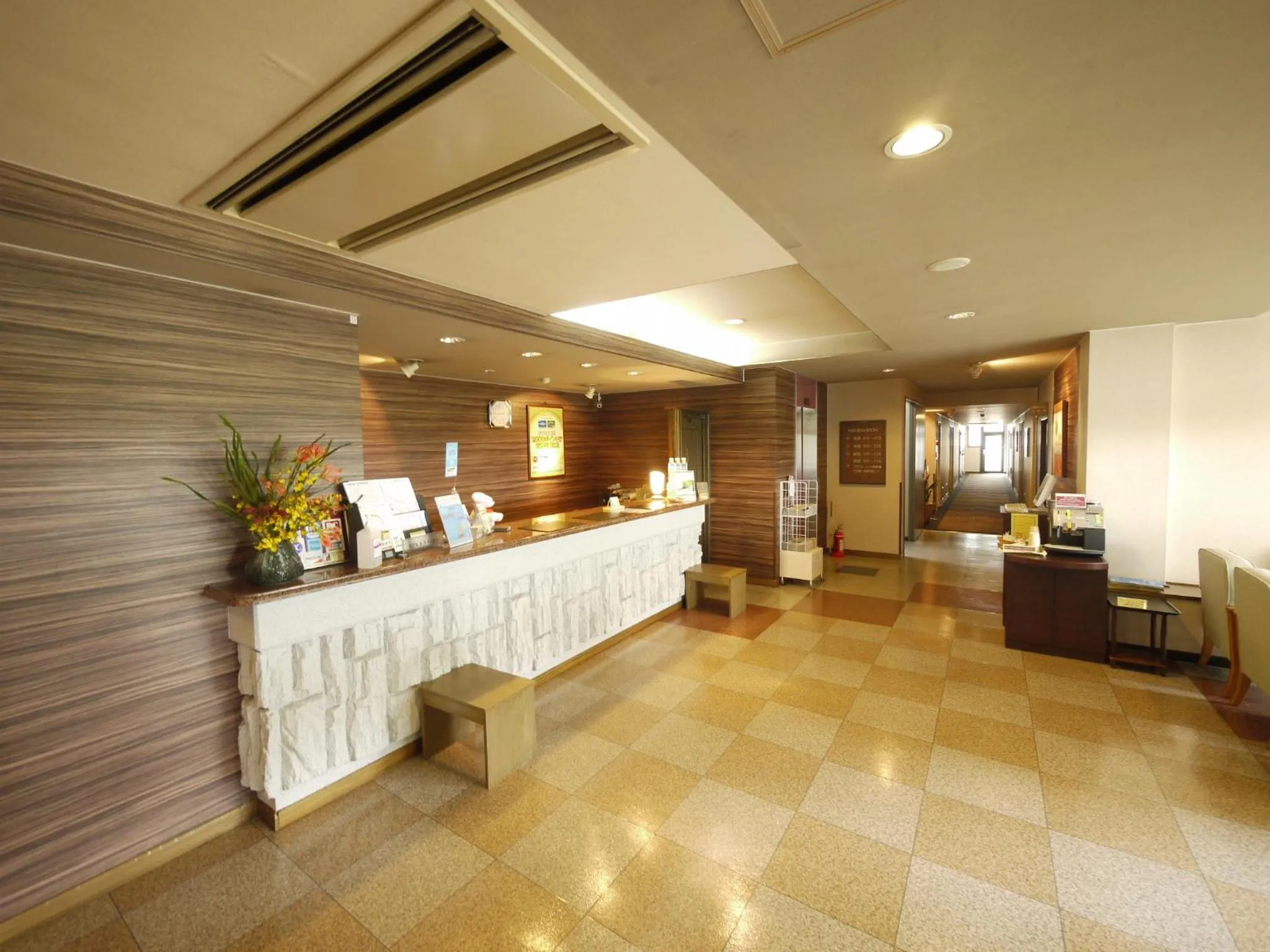 Lobby or reception in Hotel Route-Inn Court Minami Alps