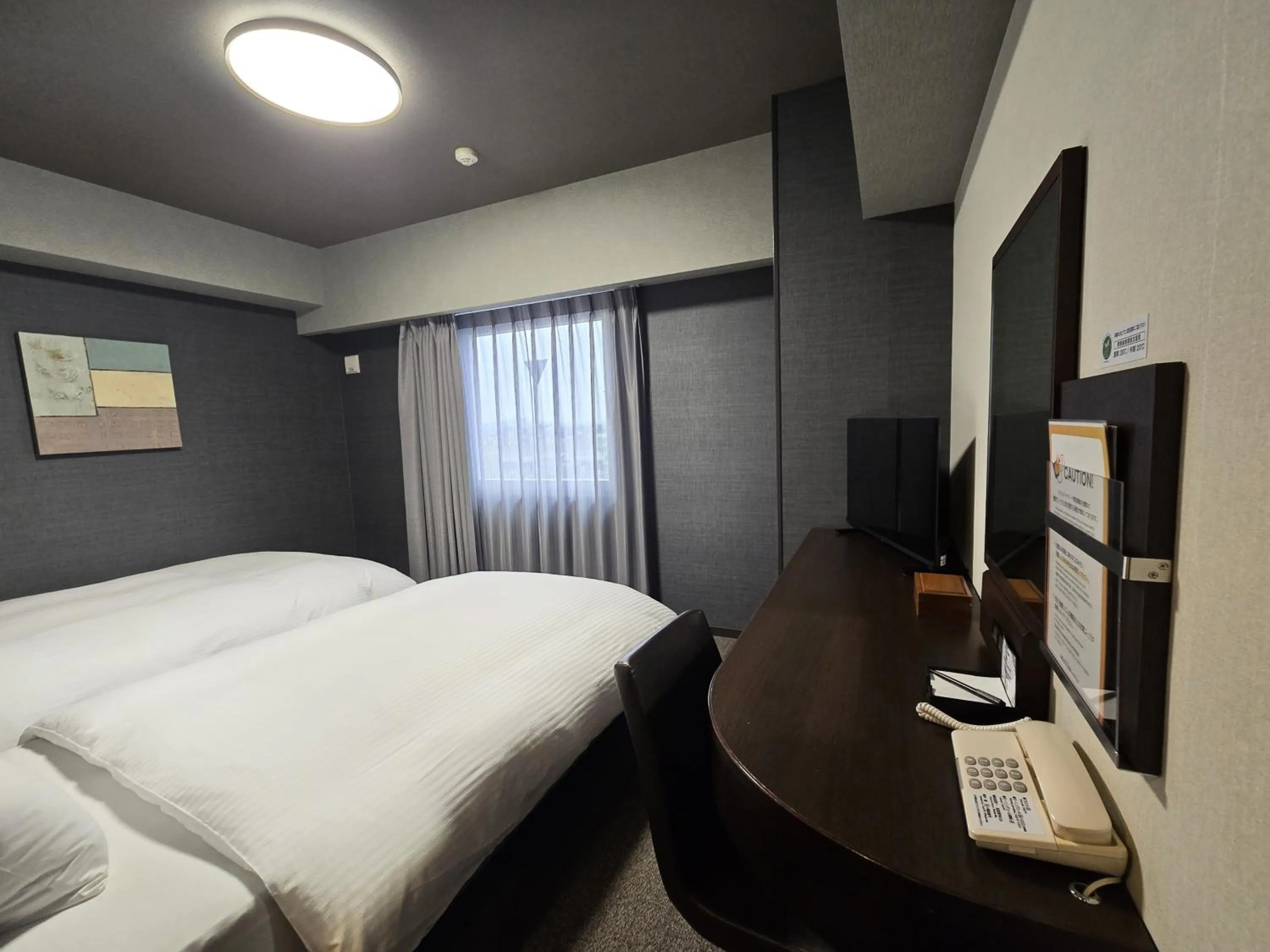 Photo of the whole room, Bed in Hotel Route-Inn Shimodate