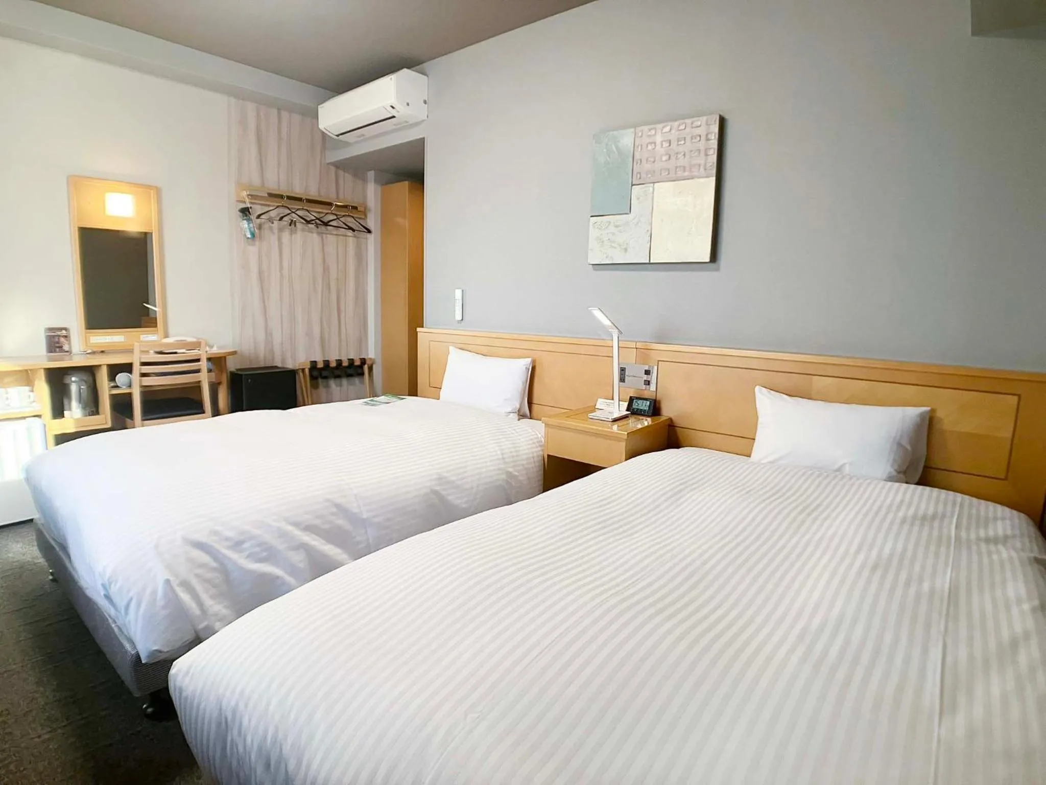 Photo of the whole room, Bed in Hotel Route-Inn Kitakami Ekimae