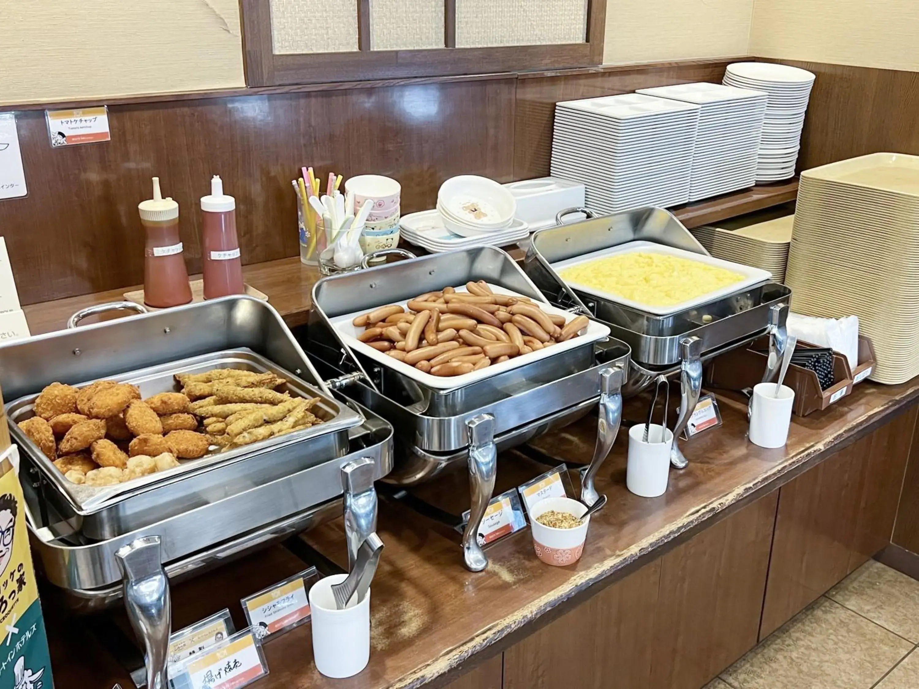 Breakfast in Hotel Route-Inn Ichinoseki Inter Breakfast in Hotel Route-Inn Ichinoseki Inter