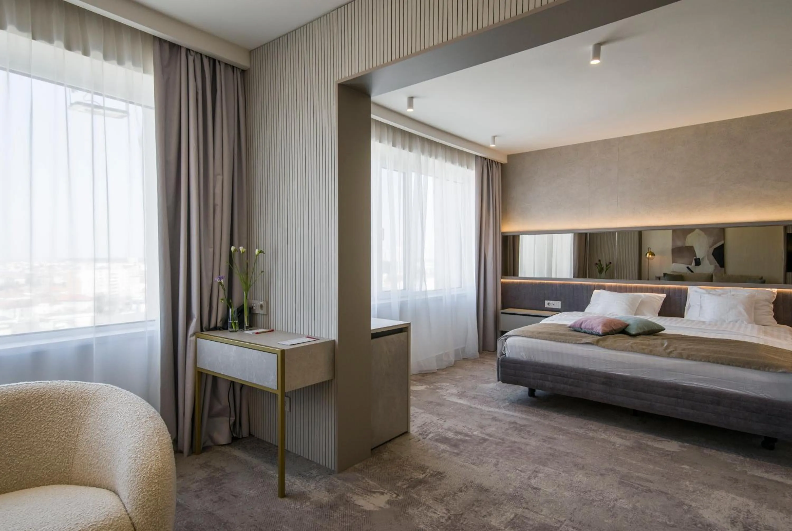 Bed in Hotel Continental