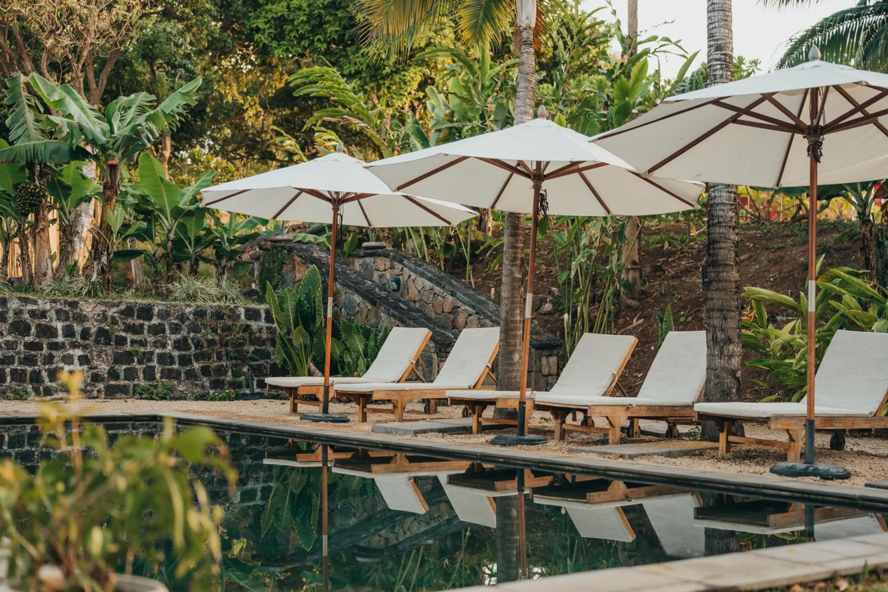 Pool view in Kaz'alala Hosted B&B