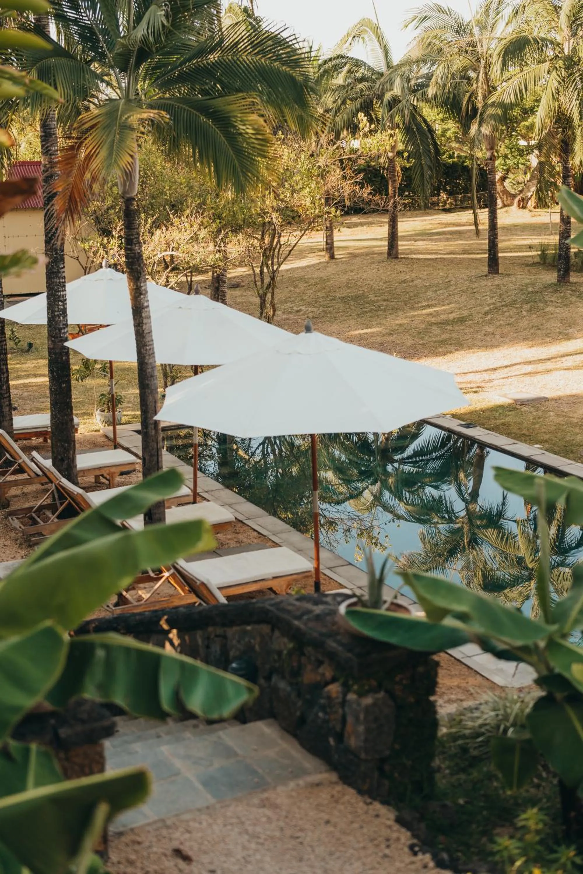Pool view in Kaz'alala Hosted B&B