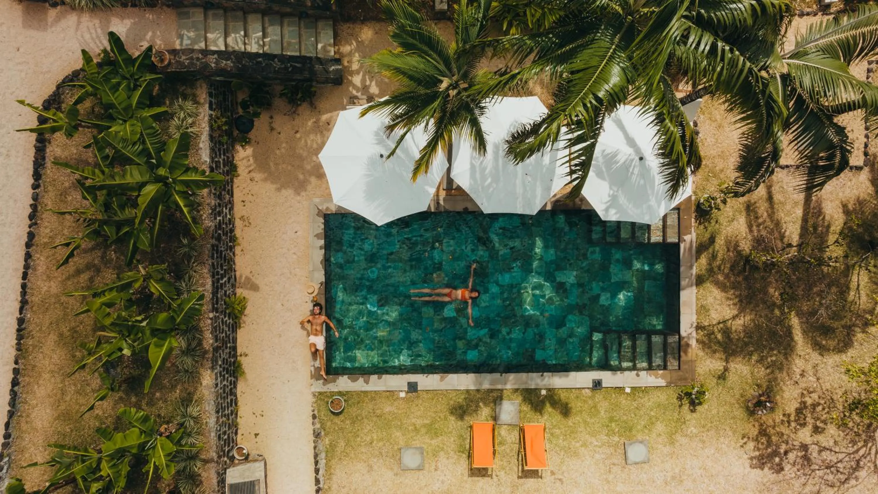Pool view in Kaz'alala Hosted B&B