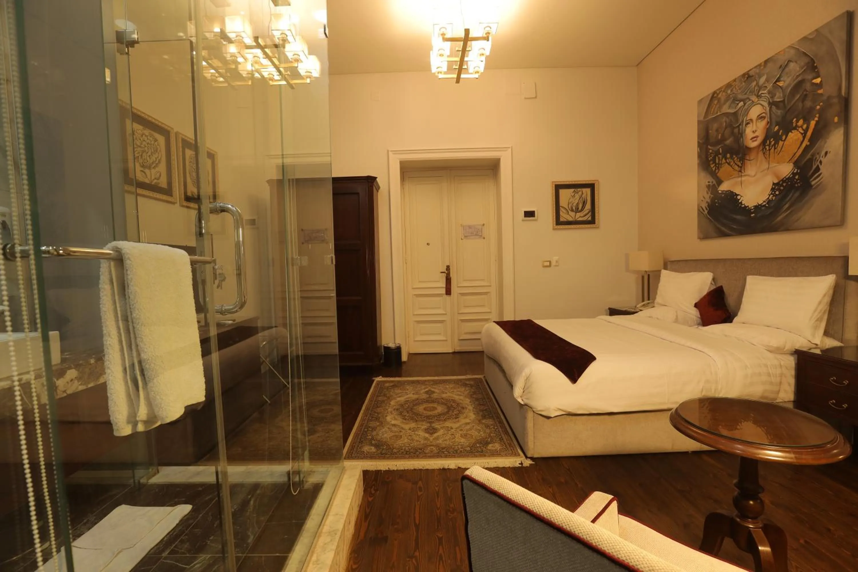 Bed in 1920s Boutique Hotel and Restaurants