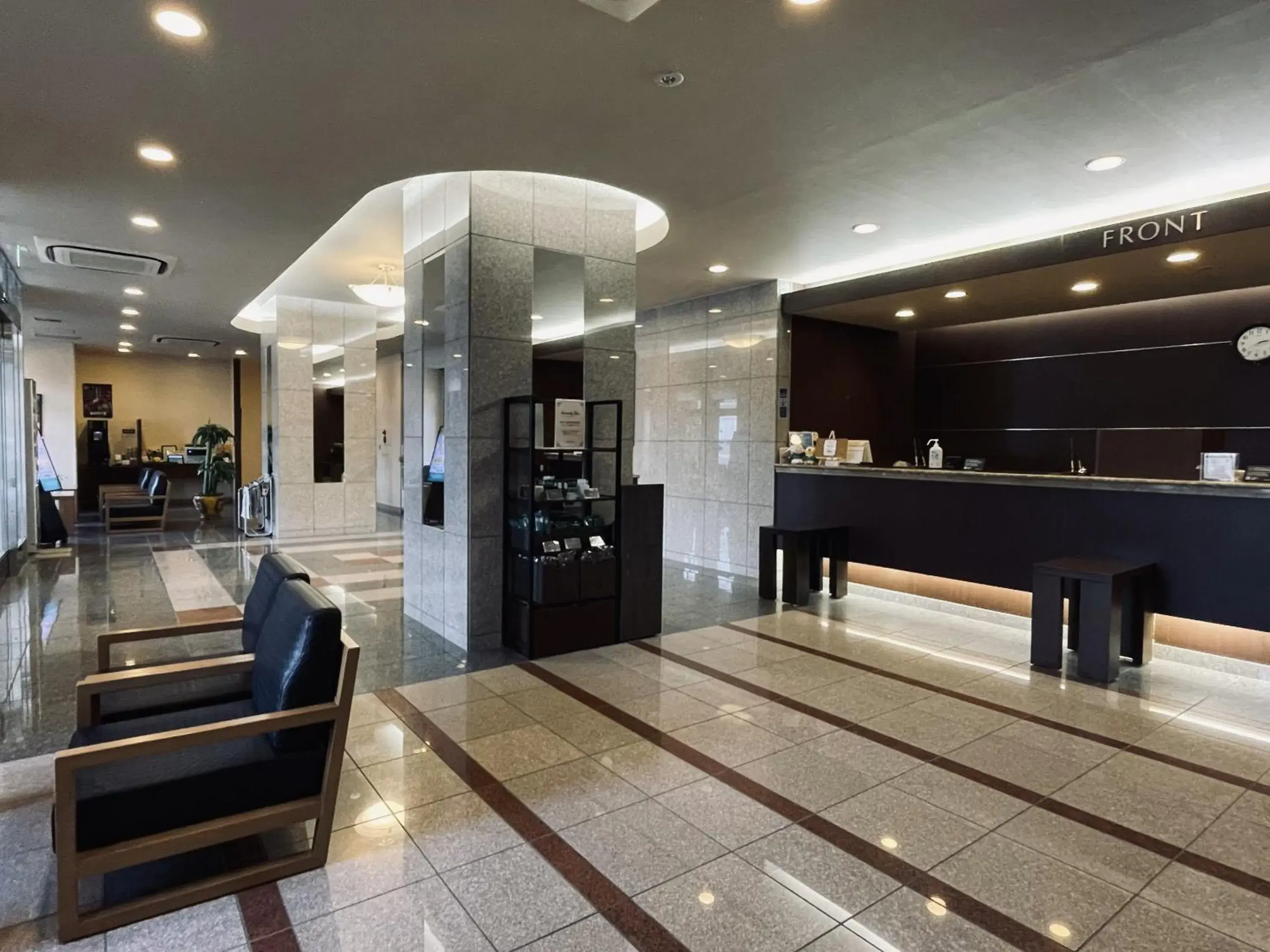 Lobby or reception in Hotel Route-Inn Yamagata Ekimae Lobby or reception in Hotel Route-Inn Yamagata Ekimae