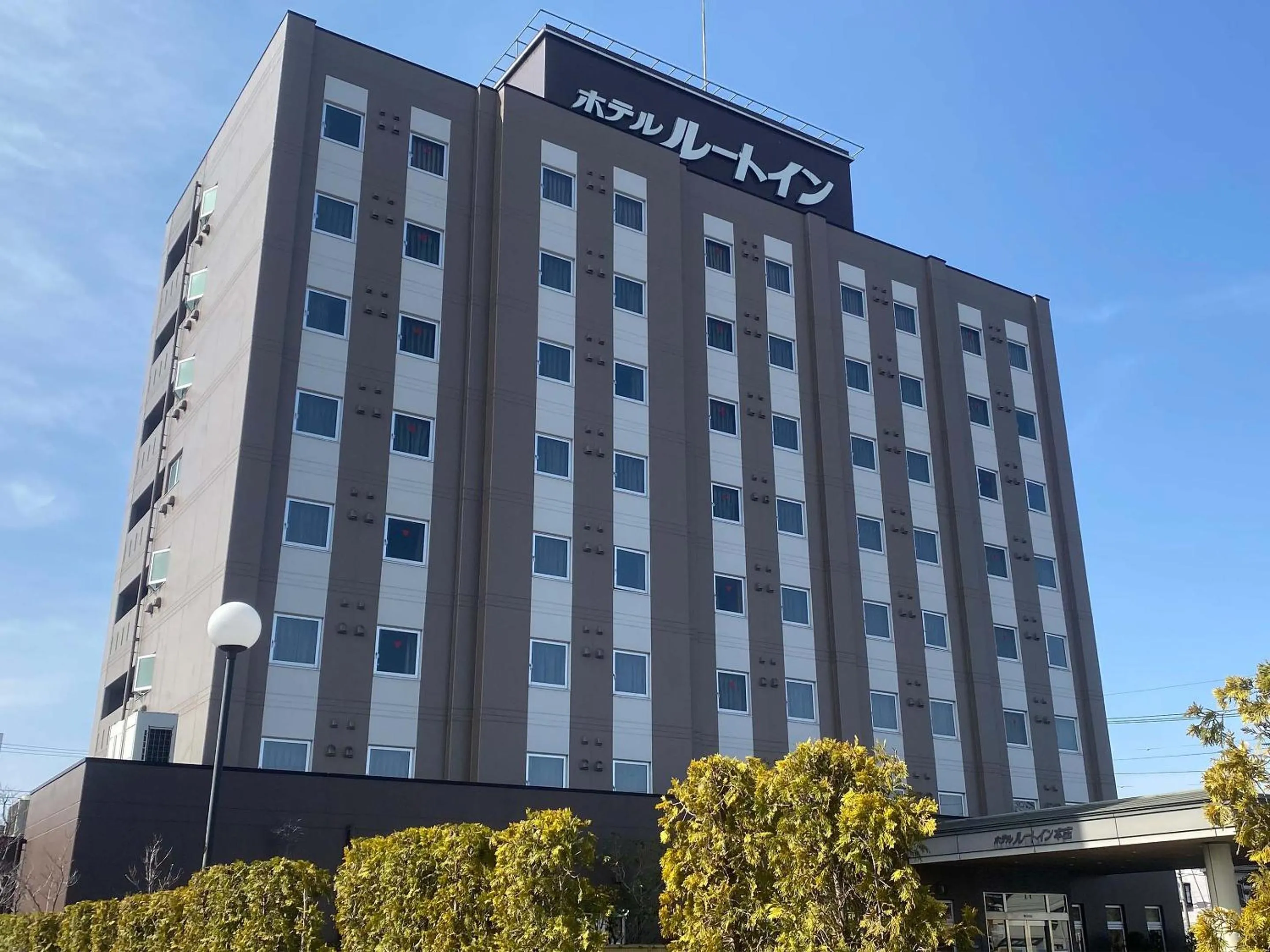 Property building in Hotel Route-Inn Honjo Ekiminami