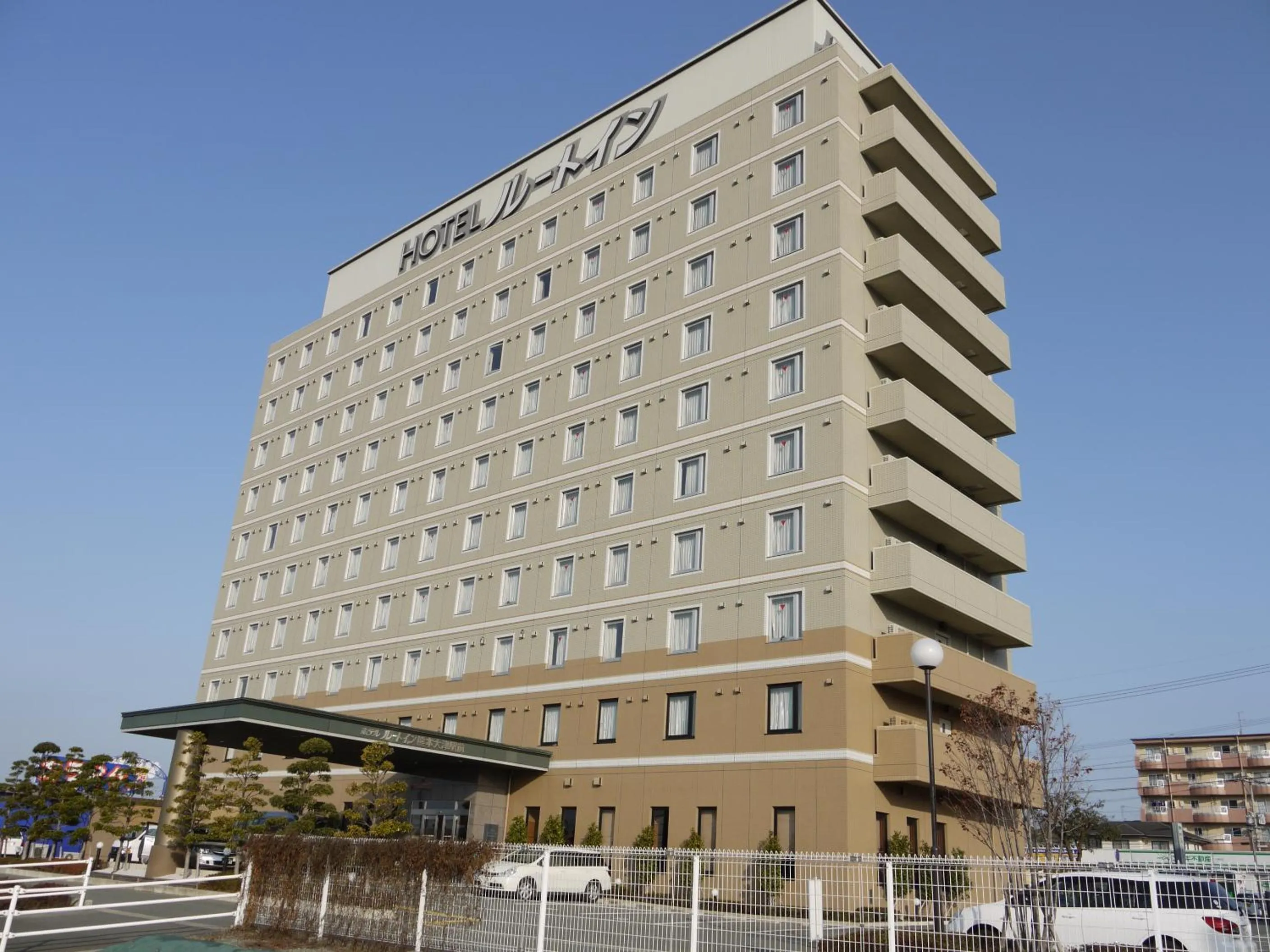 Property building in Hotel Route-Inn Aso Kumamoto Airport Ekimae