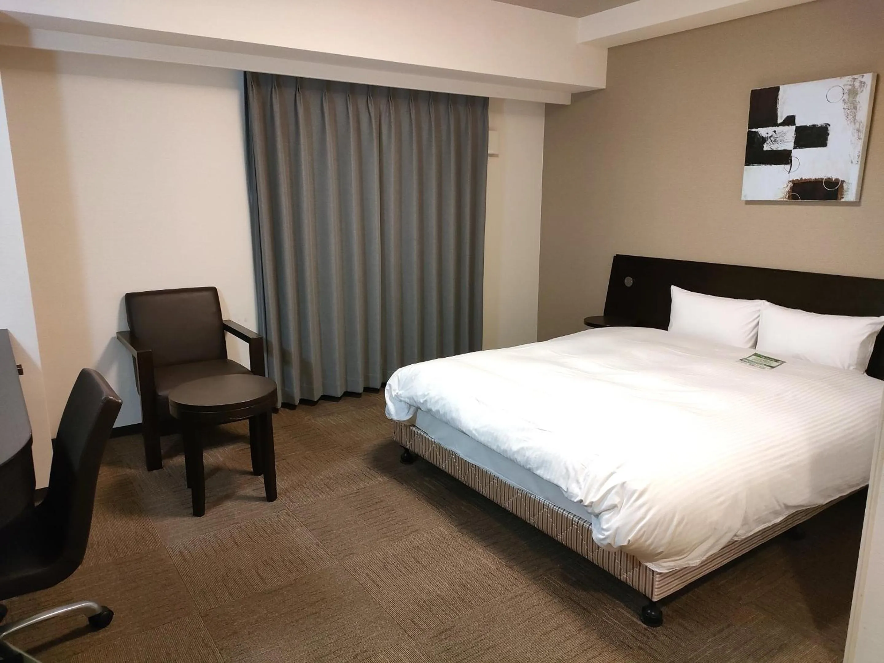 Photo of the whole room, Bed in Hotel Route-Inn Miyazaki Tachibana Dori