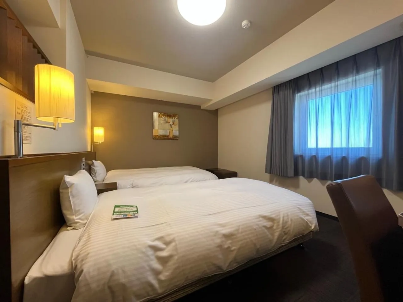 Photo of the whole room, Bed in Hotel Route-Inn Niigata Nishi Inter