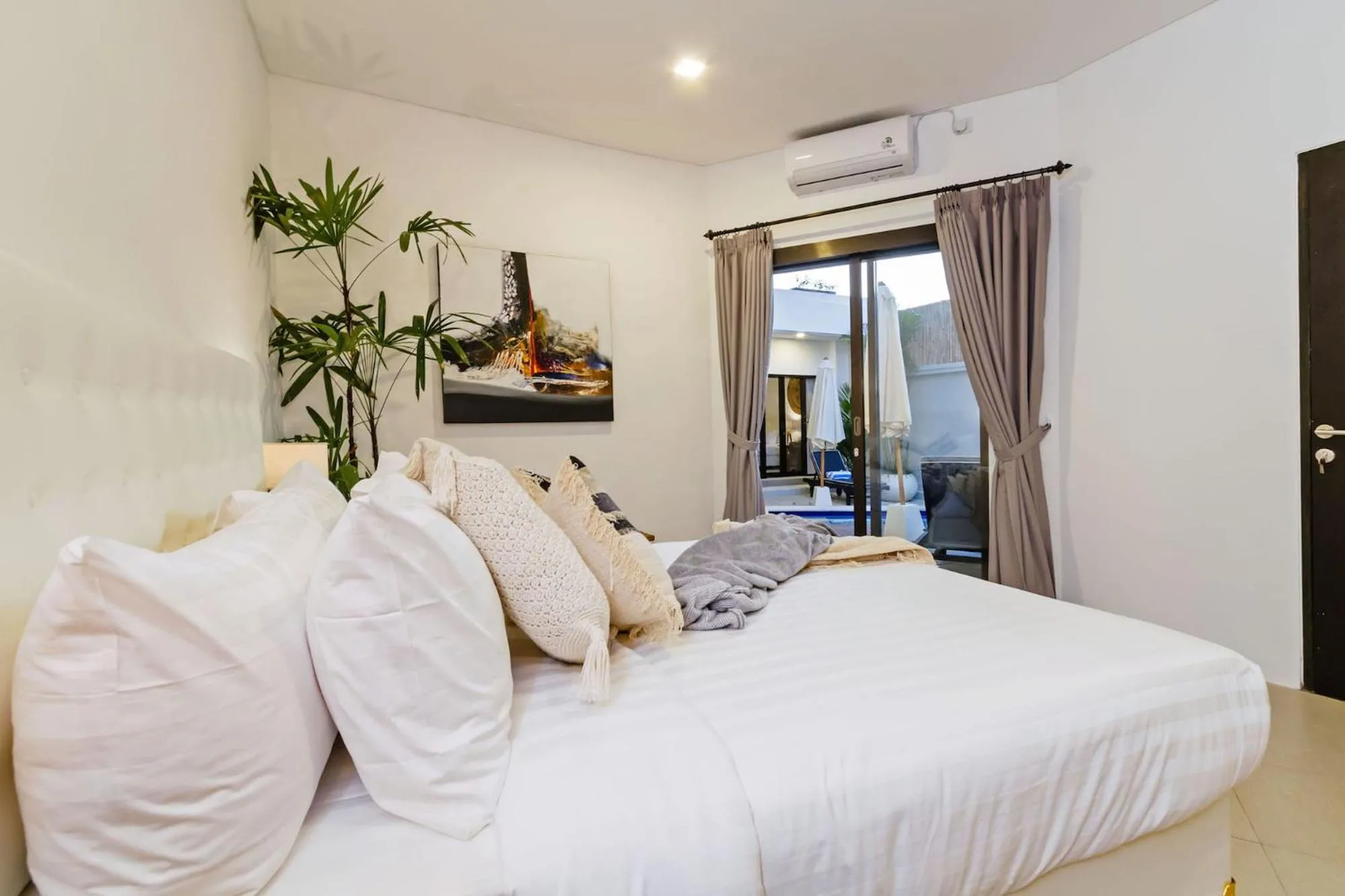 Bed in Villa Serasi