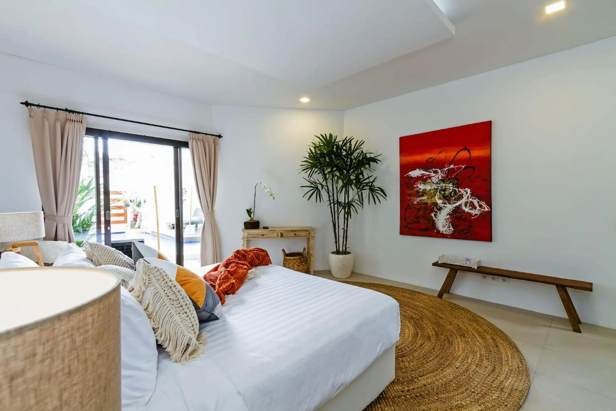 Bed in Villa Serasi