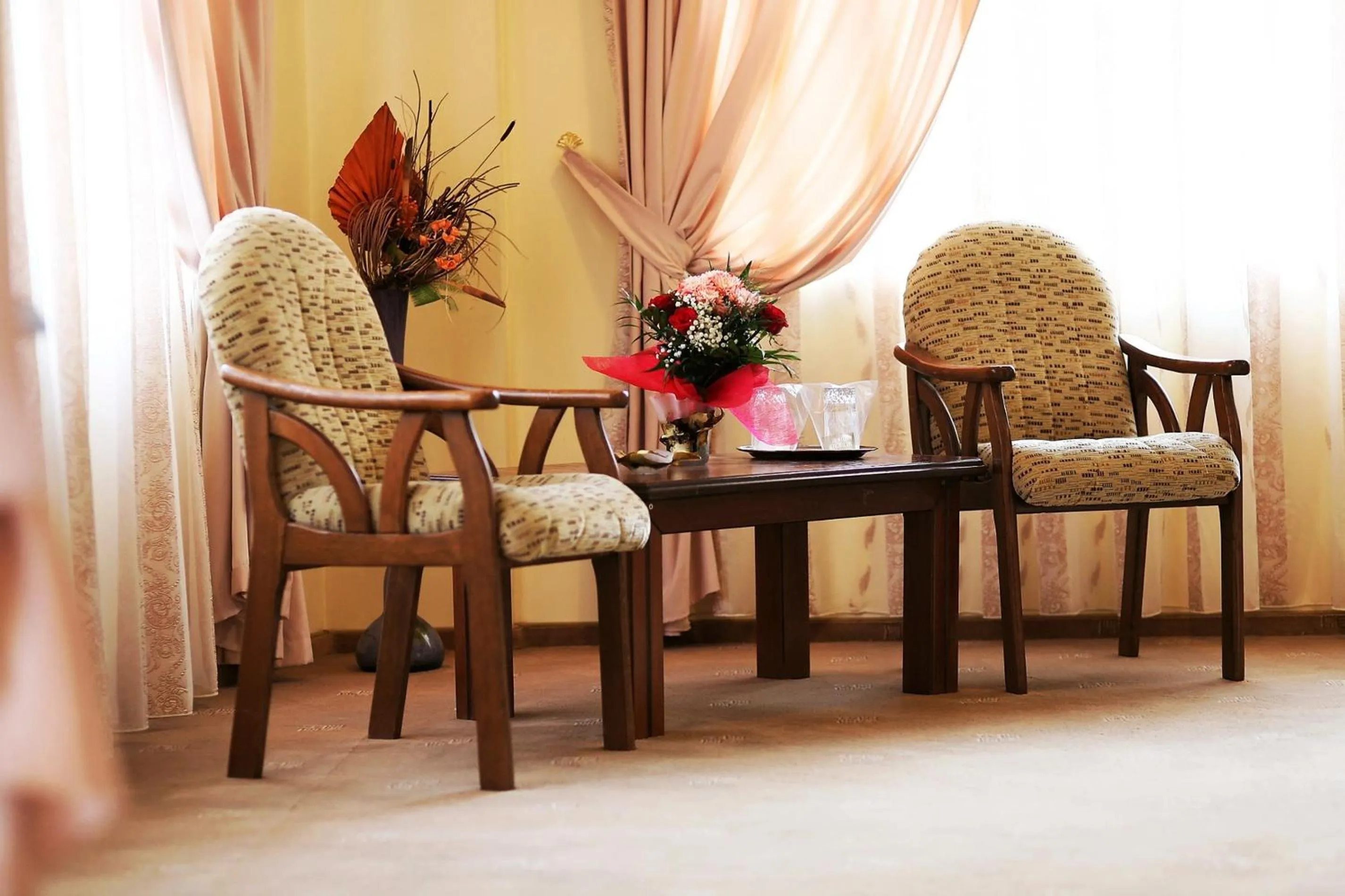 Seating area in Hotel Premier