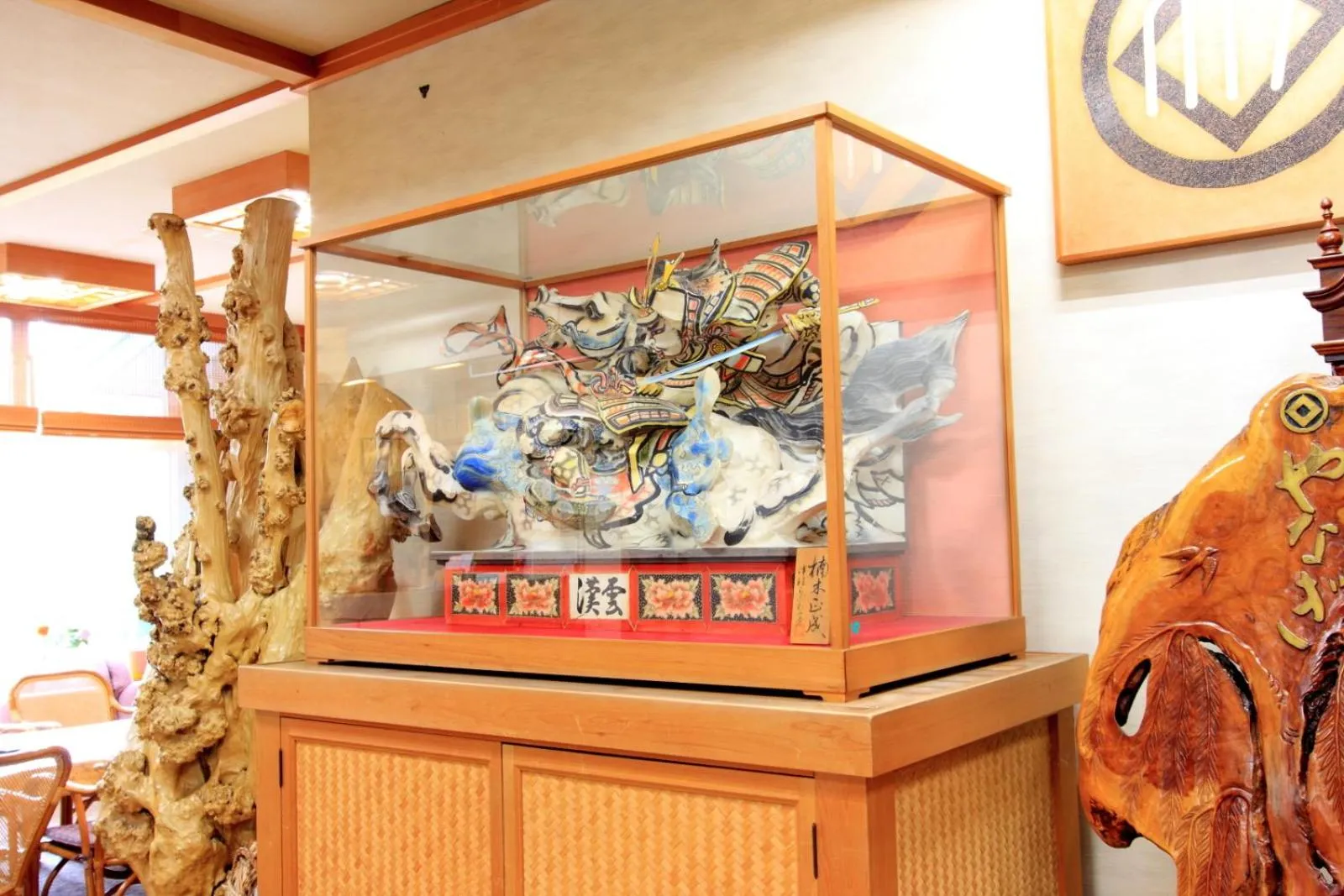 Decorative detail in Yanagi No Yu