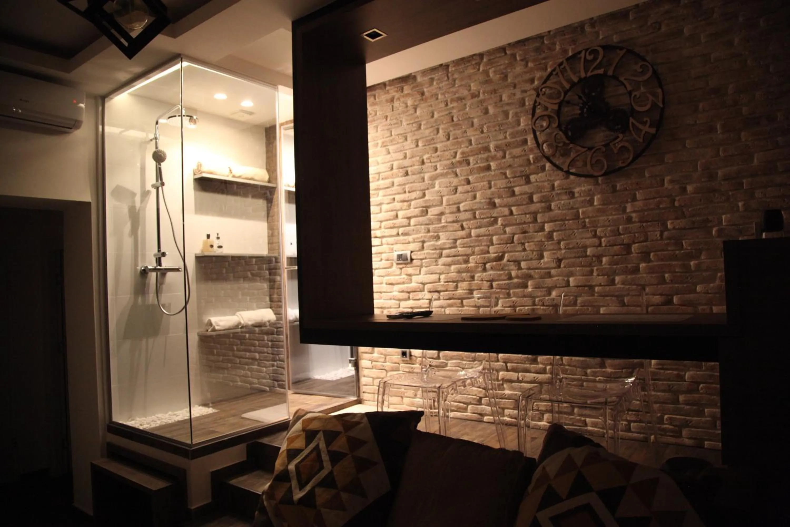 Shower in Al Mattina Apartments Belgrade