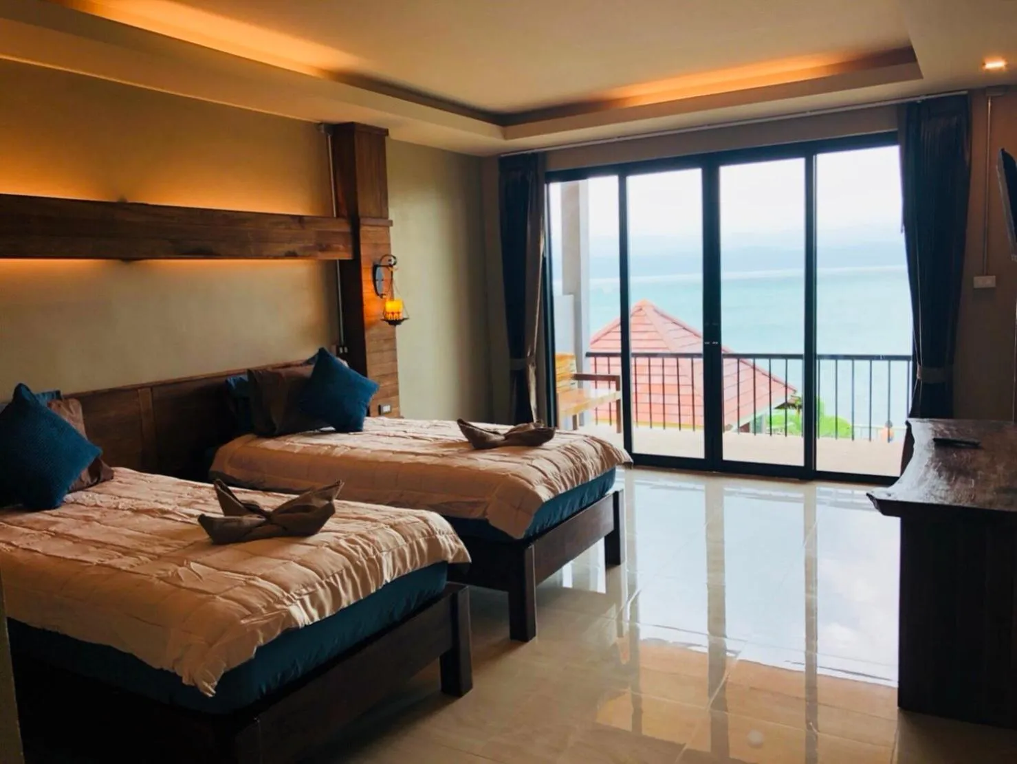 Bed in Suncliff Resort