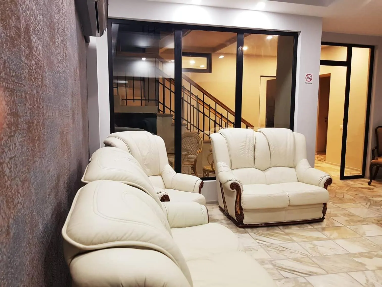 Seating area in Hotel Classic