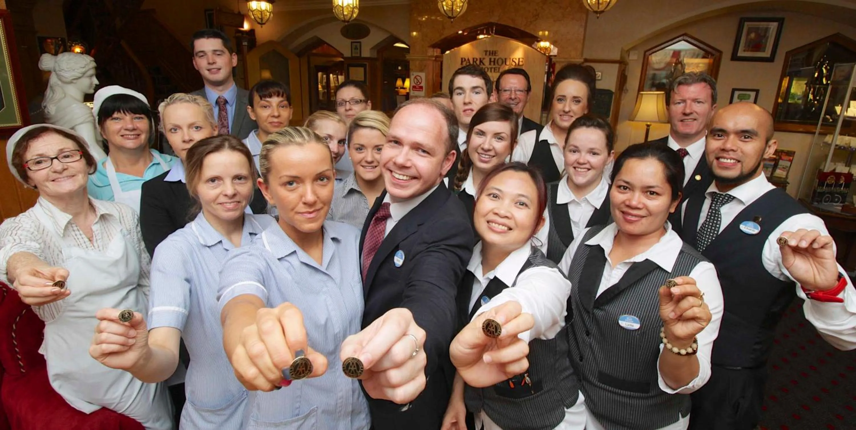 Staff in Park House Hotel