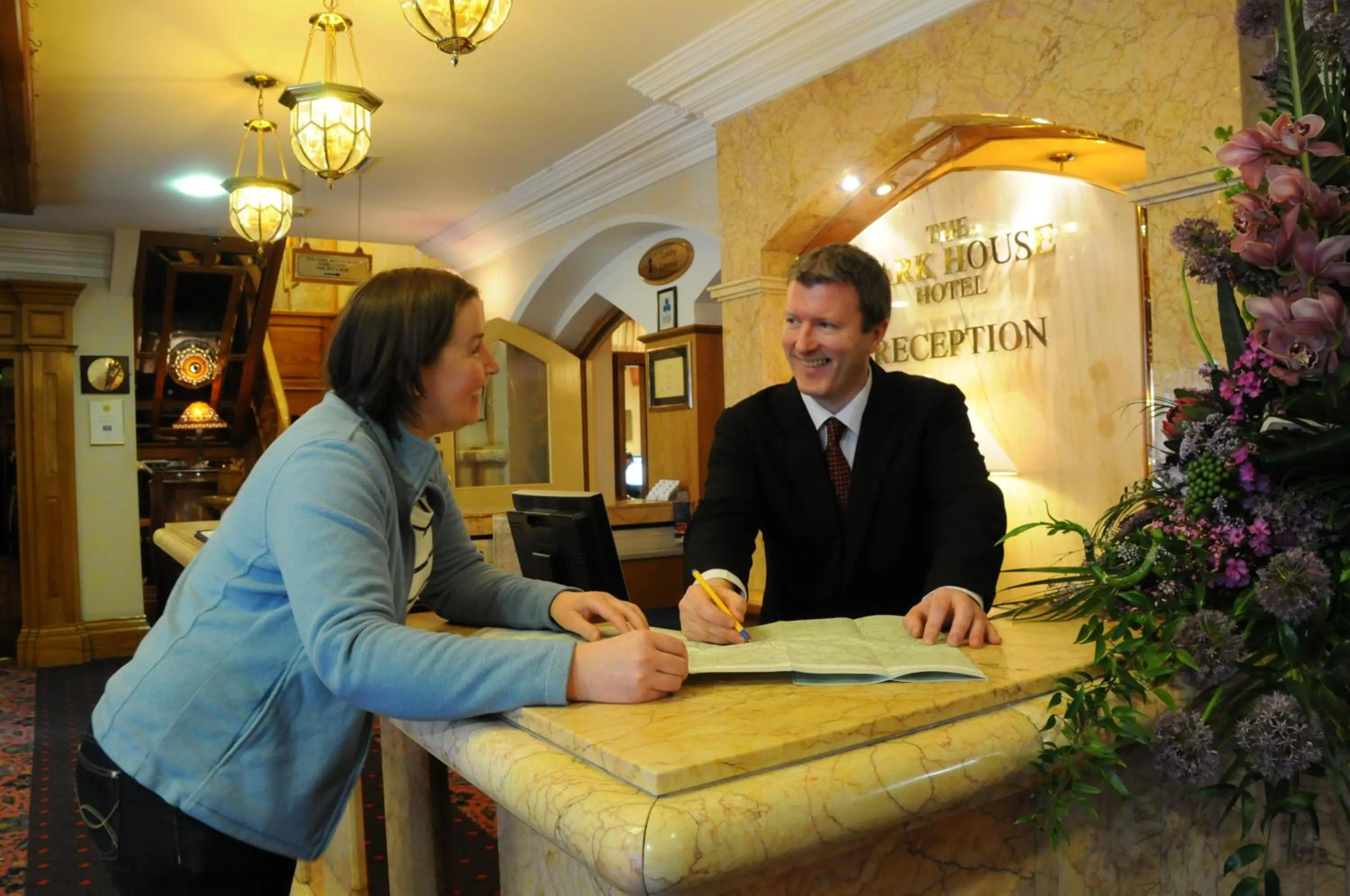 Lobby or reception in Park House Hotel