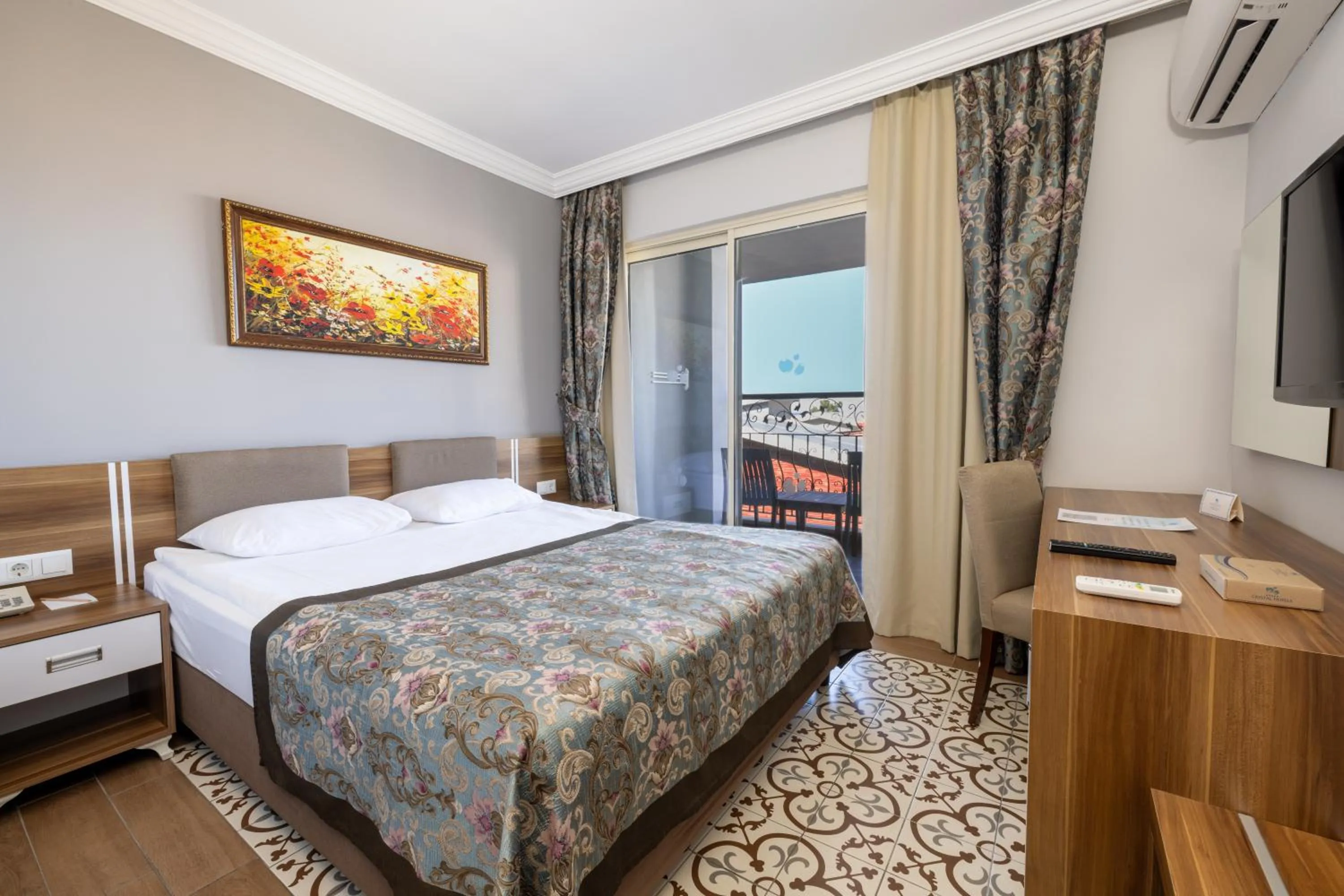 Bed in Crystal Aura Aqua Collection - Ultimate All Inclusive