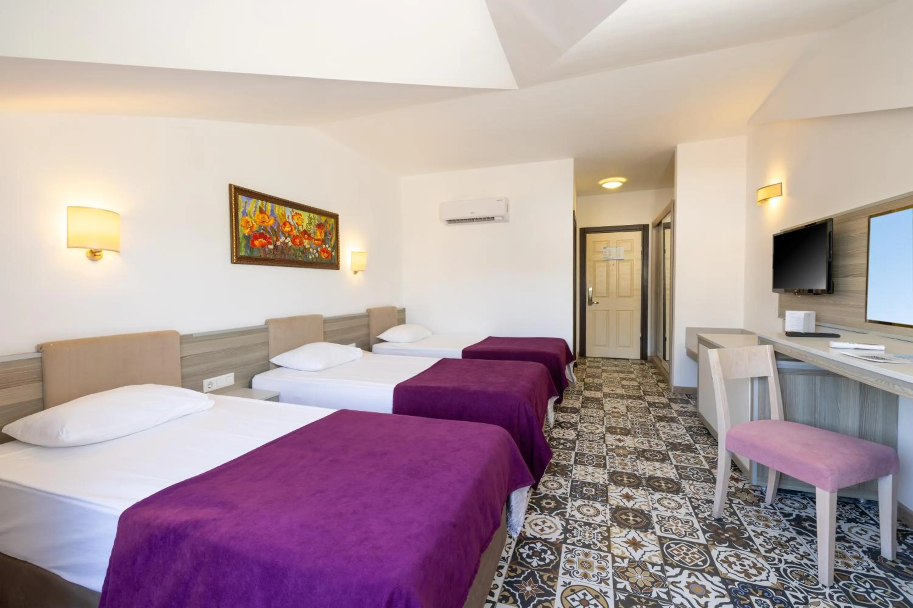 Bed in Crystal Aura Aqua Collection - Ultimate All Inclusive