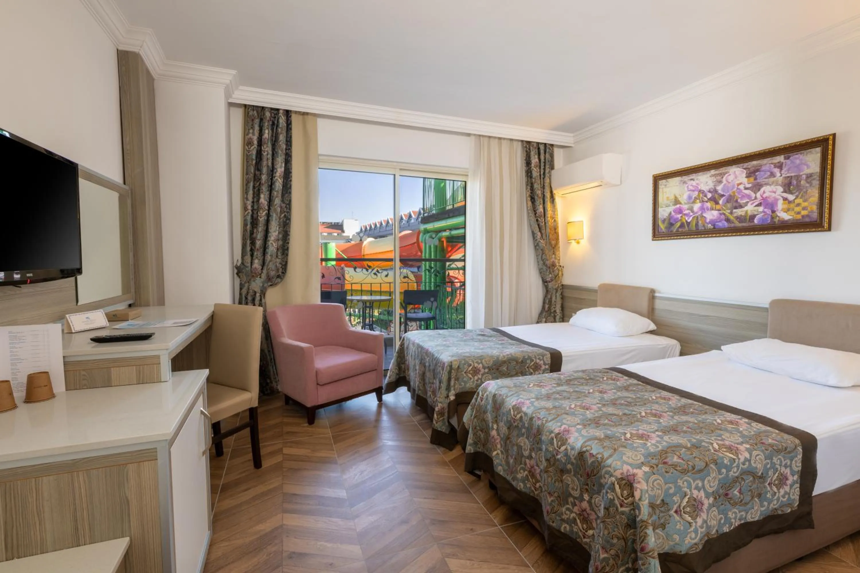 Bed in Crystal Aura Aqua Collection - Ultimate All Inclusive