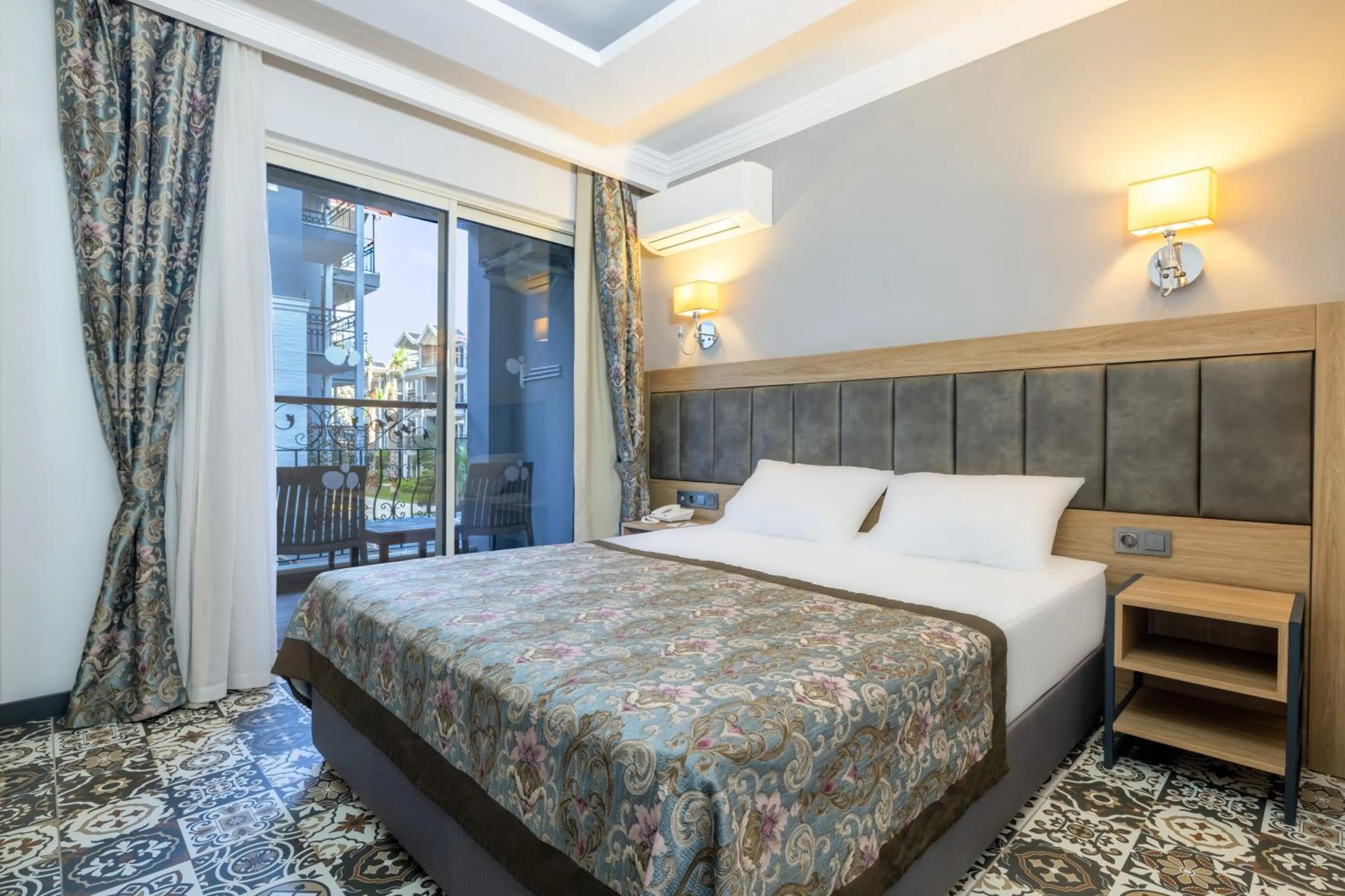 Bed in Crystal Aura Aqua Collection - Ultimate All Inclusive