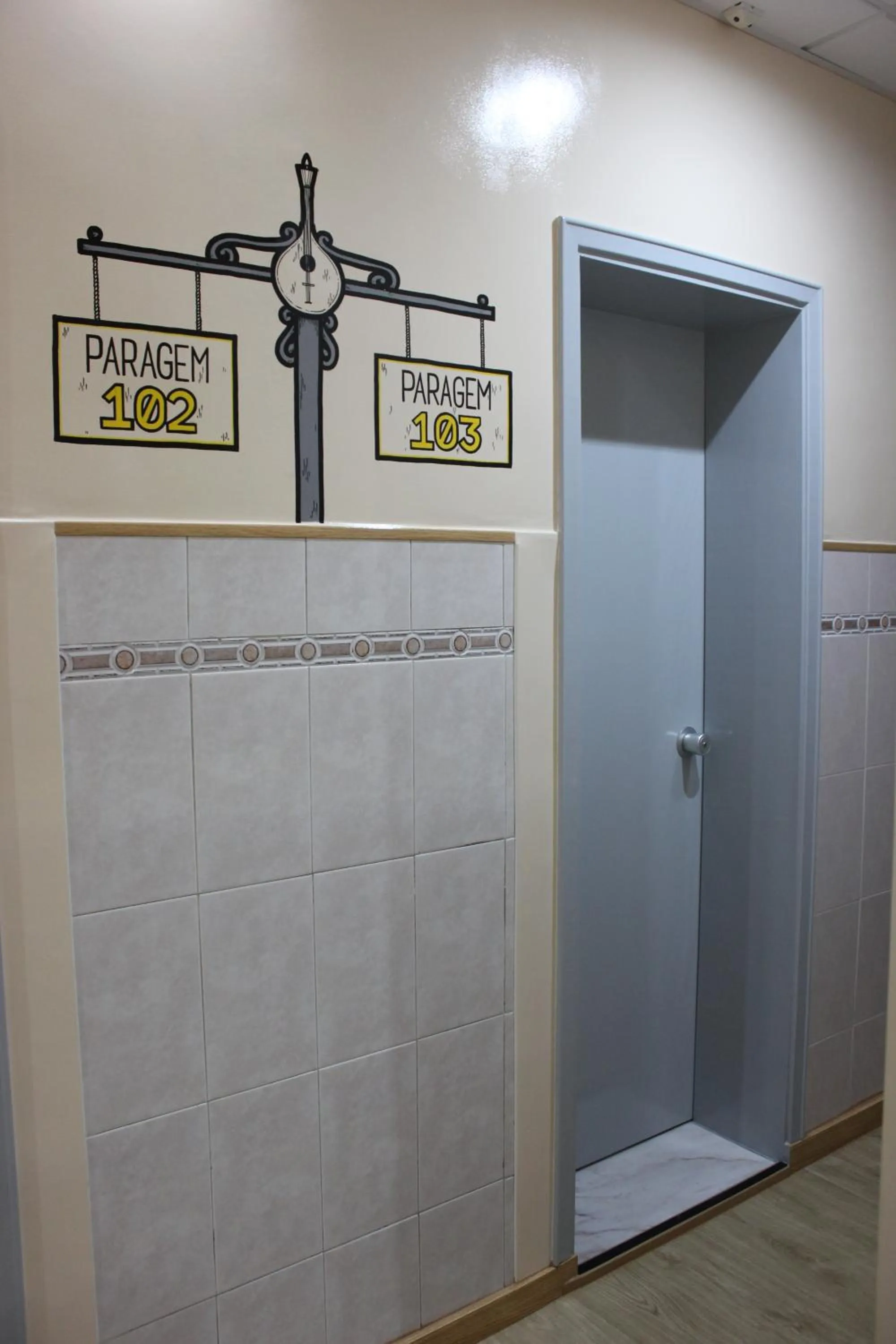 Decorative detail in O Elétrico Guesthouse