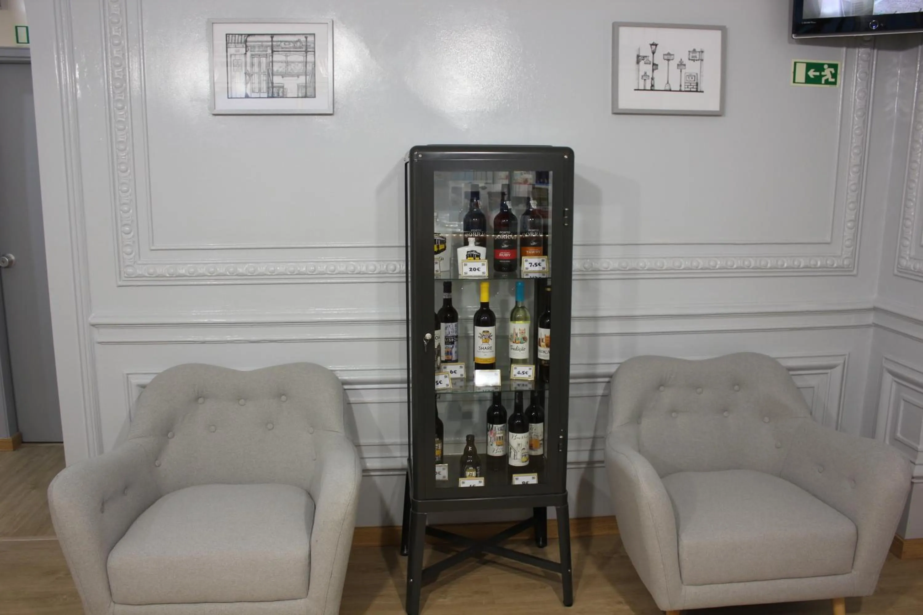 Living room in O Elétrico Guesthouse