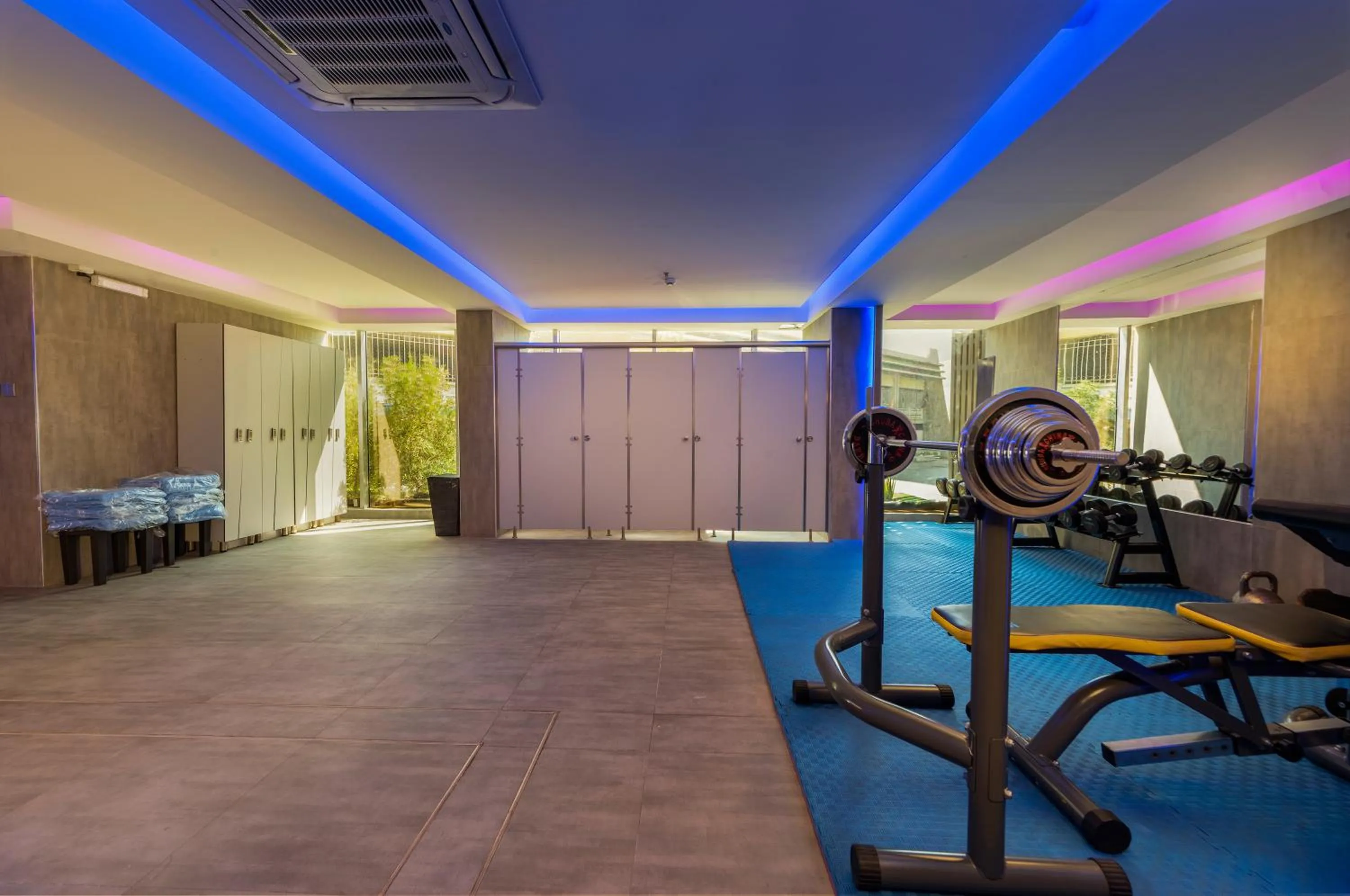 Fitness centre/facilities in Blue inn Boutique
