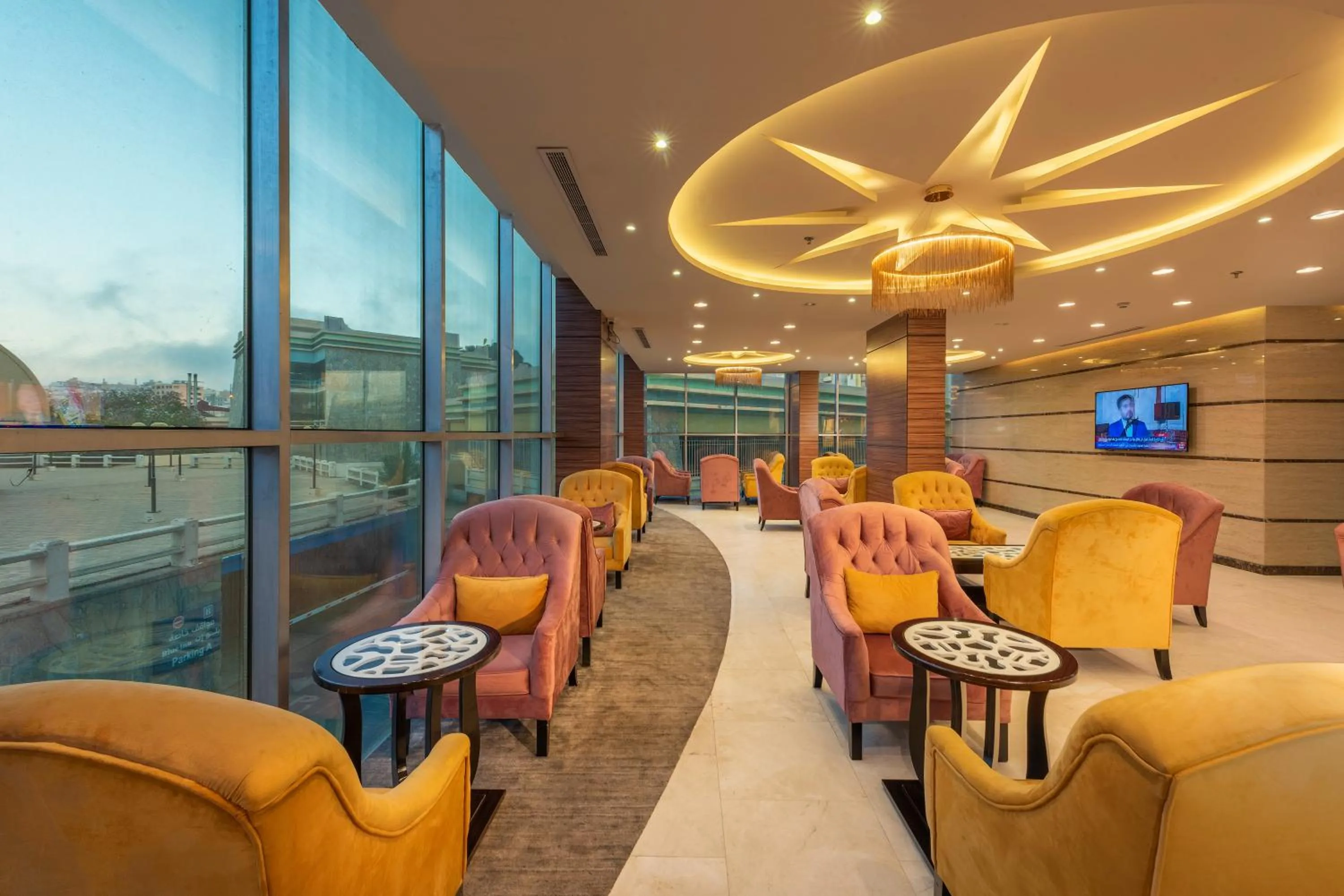 Lounge or bar in Blue inn Boutique