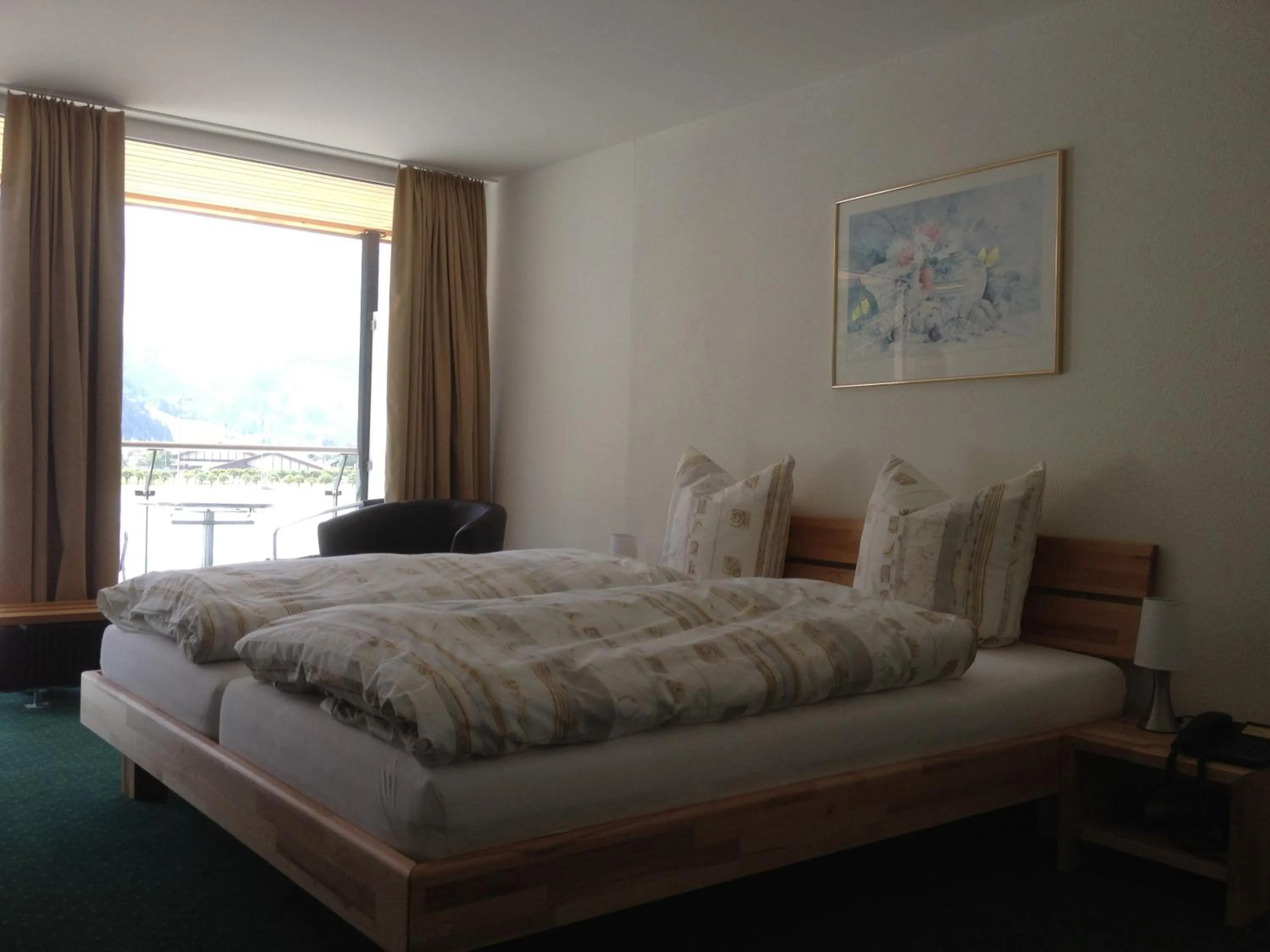 Bed in Hotel Hahnenblick