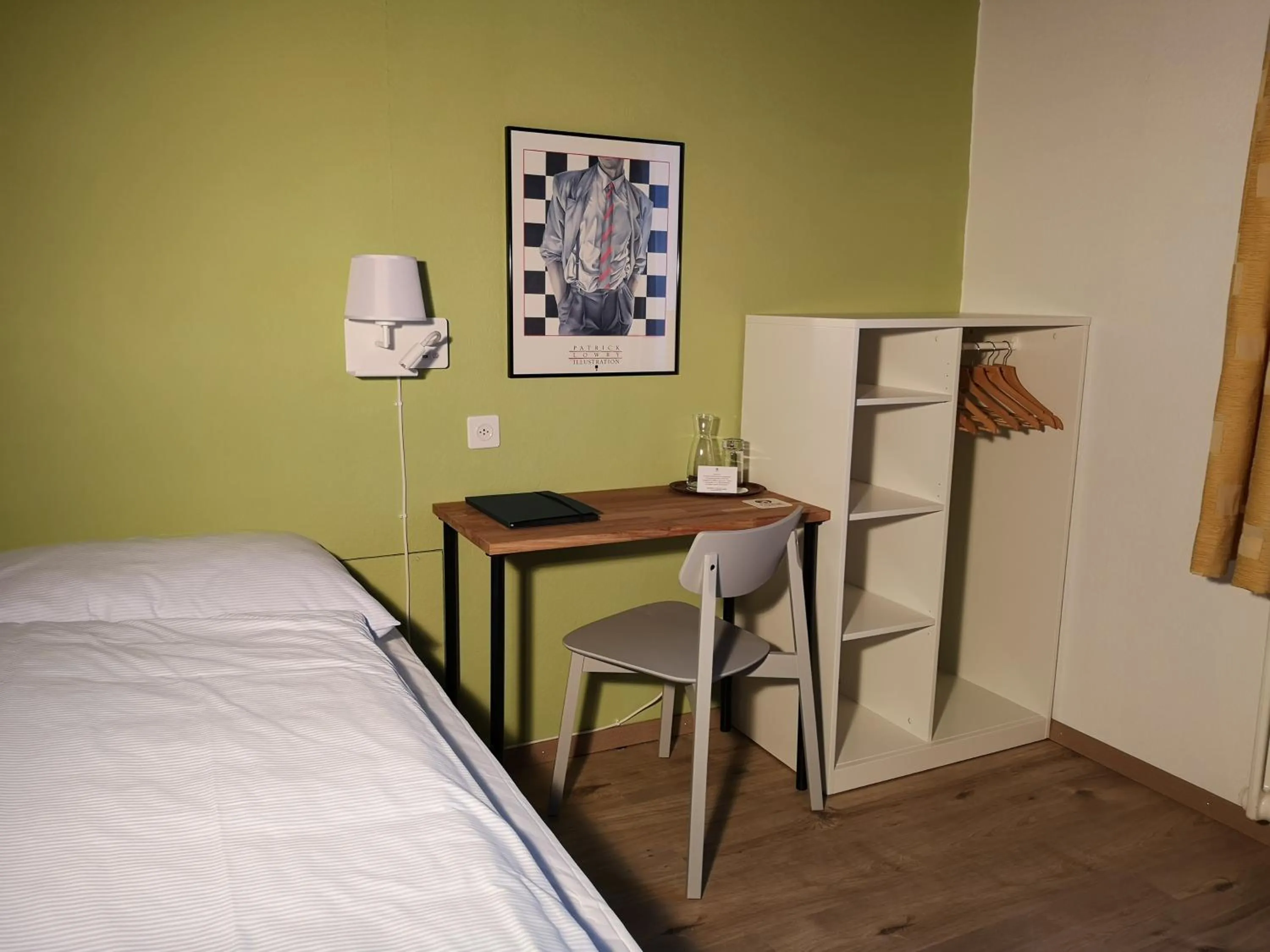 Seating area, Bed in Gasthaus Friedegg