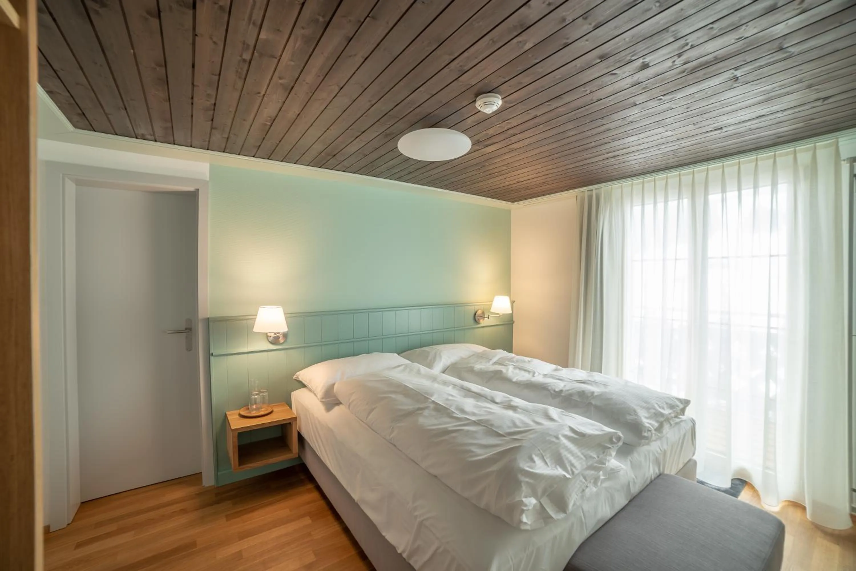 Bedroom, Bed in Gasthaus Friedegg