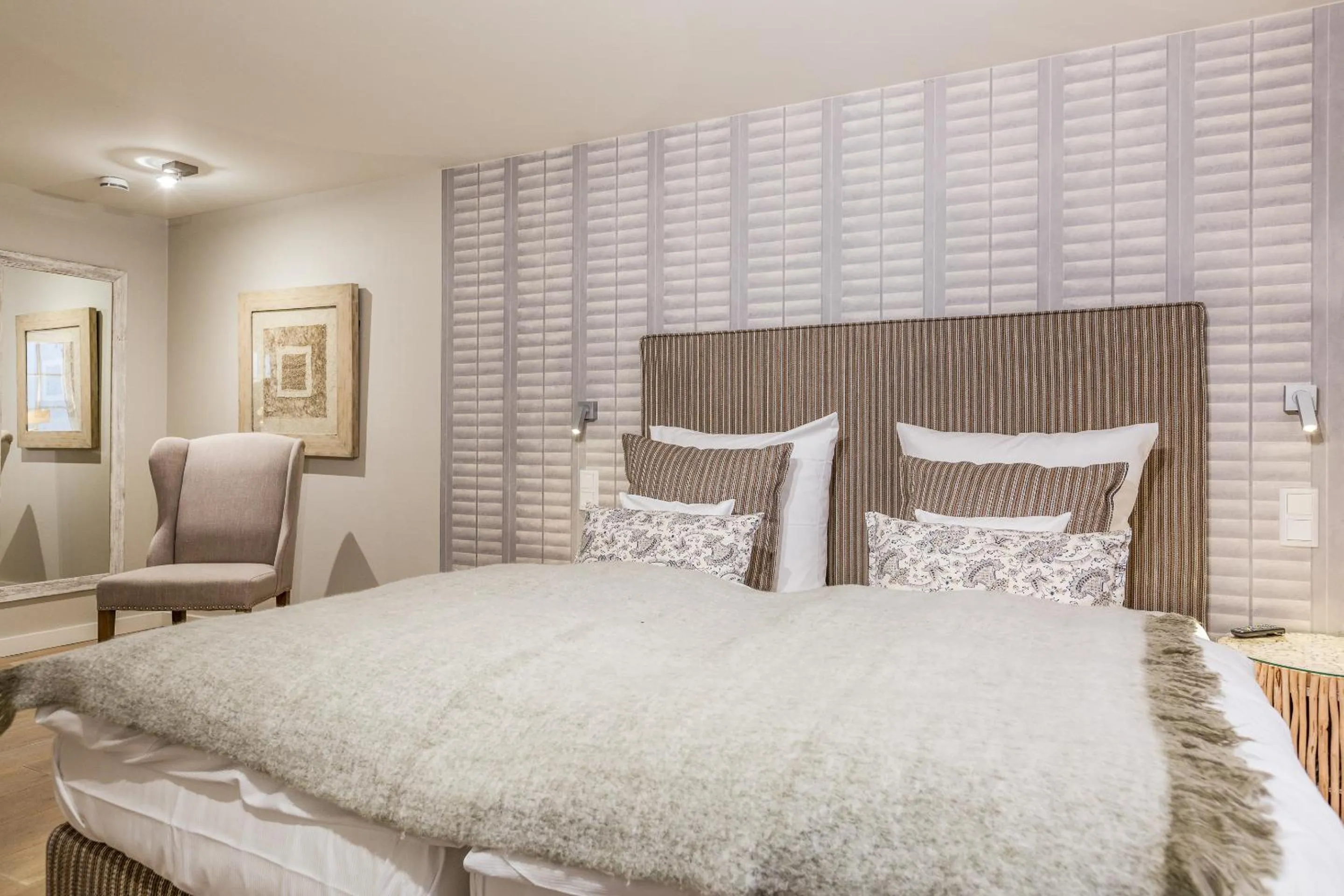 Bed in Apartmenthotel am Leuchtturm