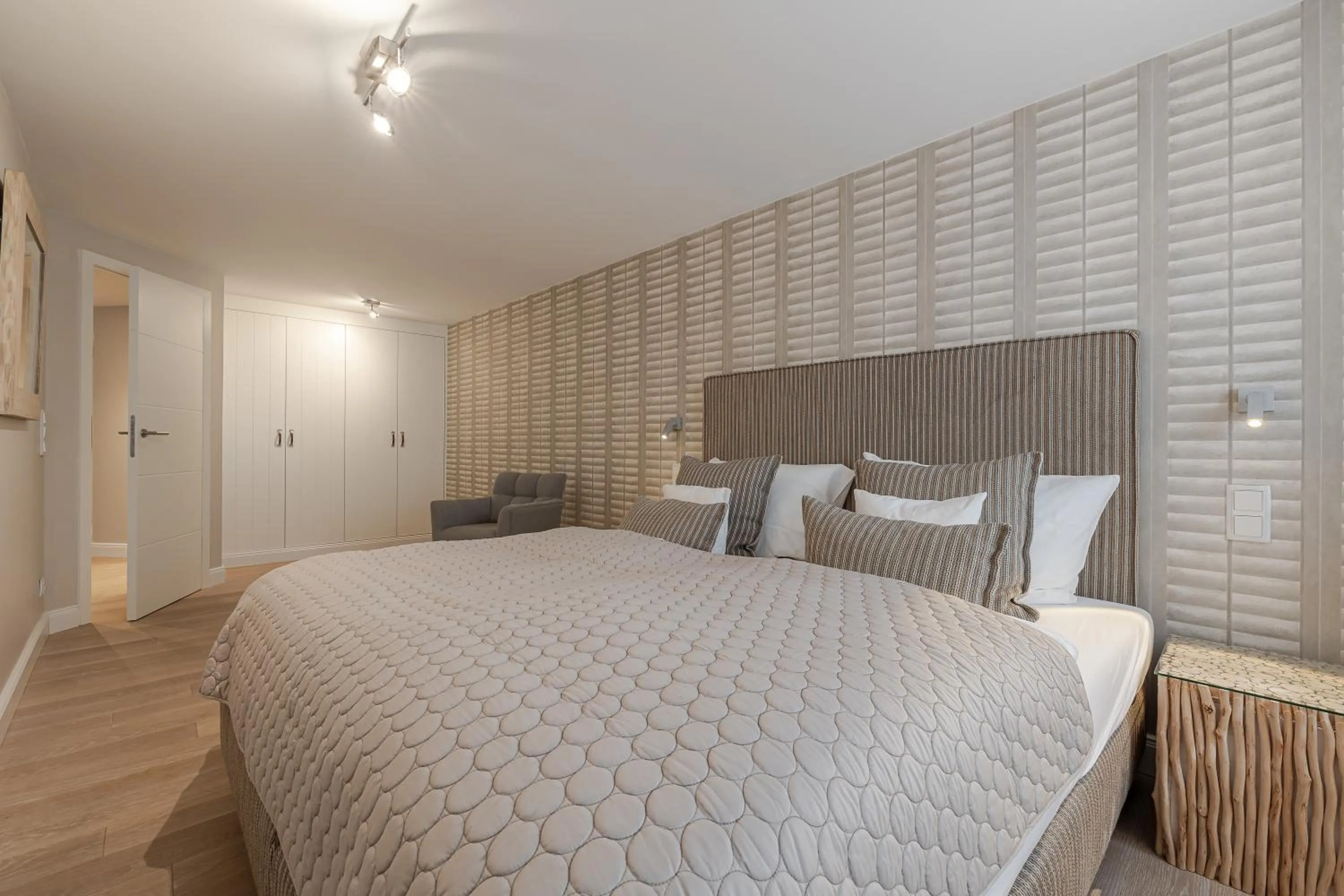 Bed in Apartmenthotel am Leuchtturm