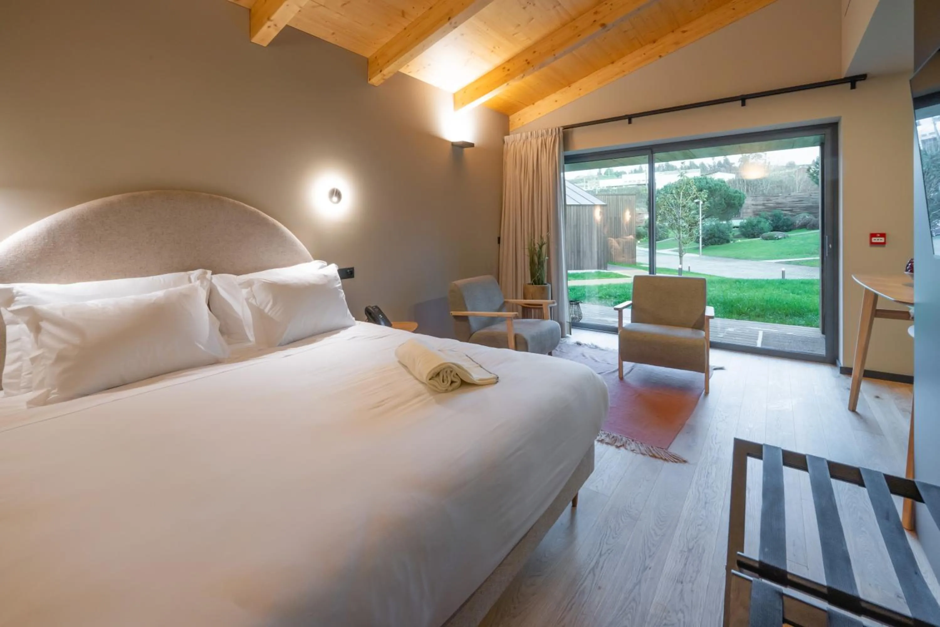Bed in Paraíso Villas & Spa